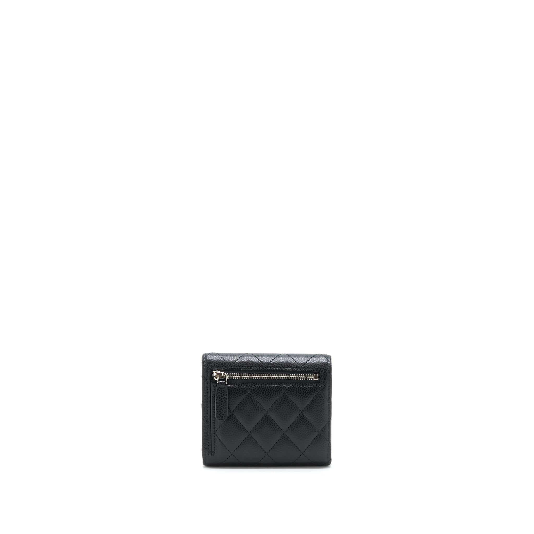 chanel-classic-small-compact-wallet-caviar-black-shw