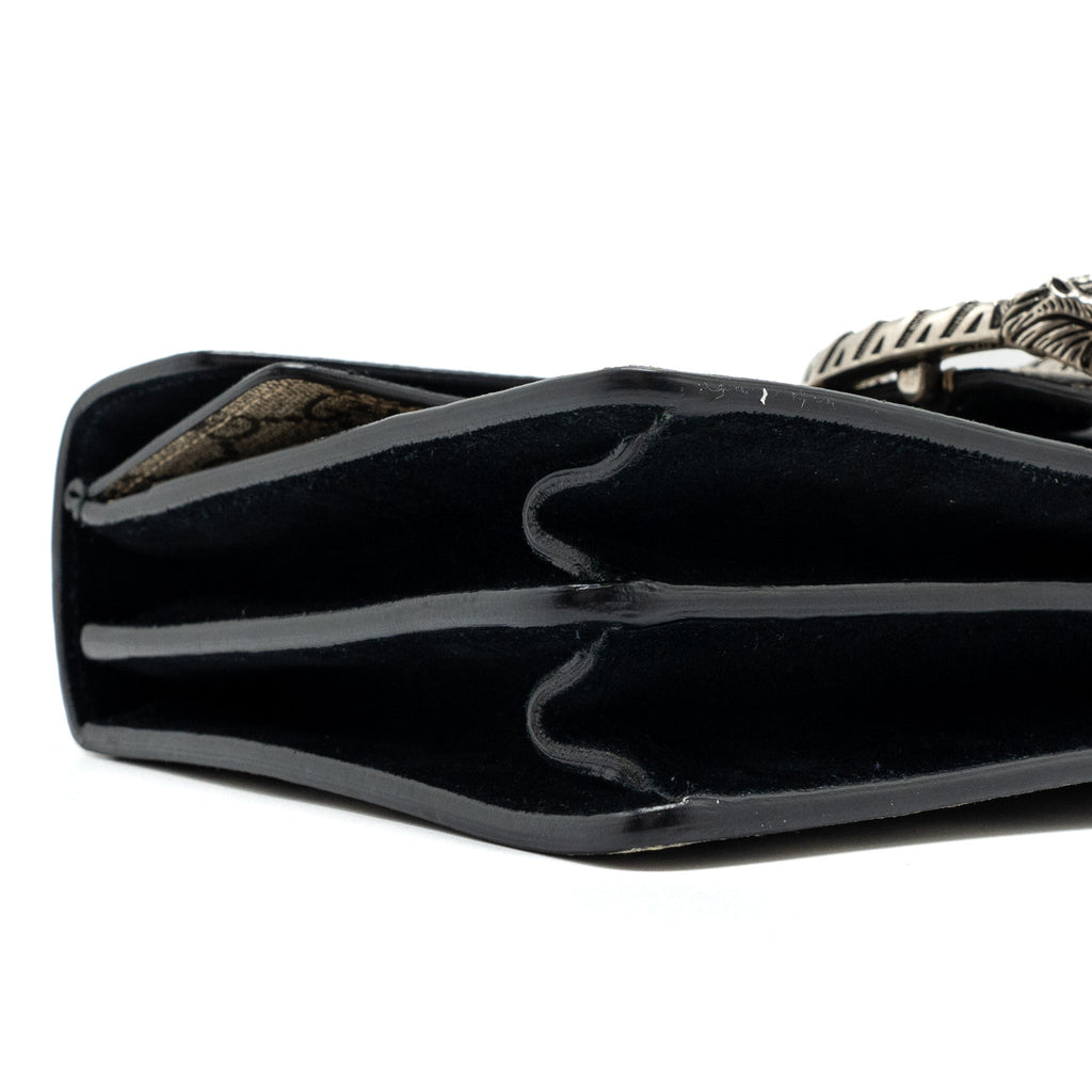 gucci-dionysus-shoulder-bag-gg-supreme-canvas-black-brown-ruthenium-silver-hardware