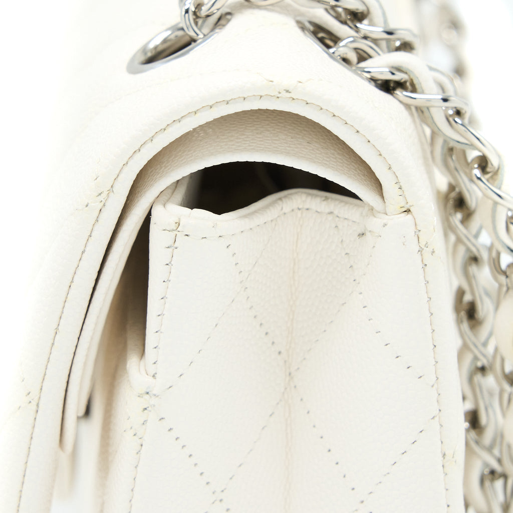 chanel-medium-classic-double-flap-bag-caviar-white-shw-microchip
