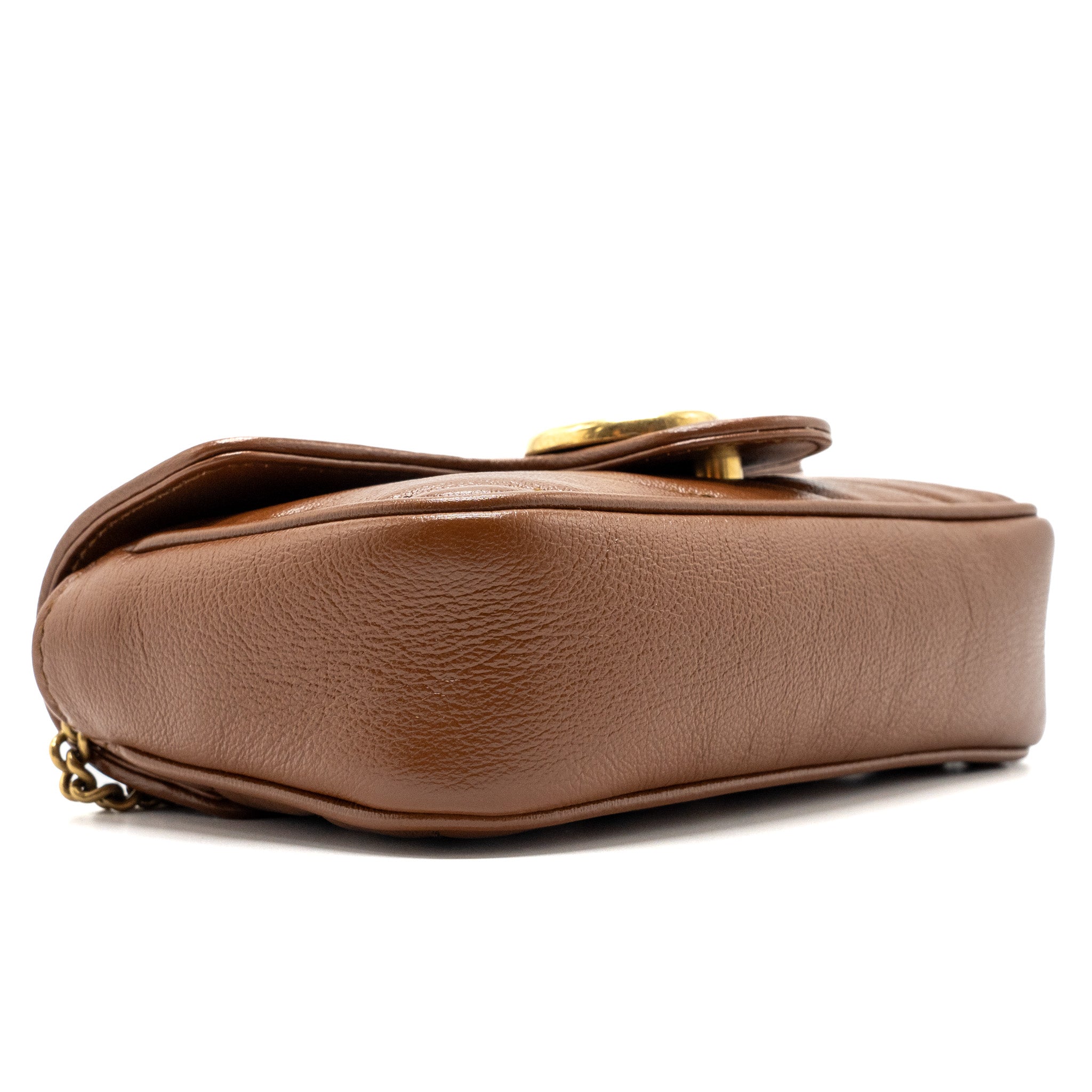 gucci-super-mini-gg-marmont-calfskin-caramel-ghw
