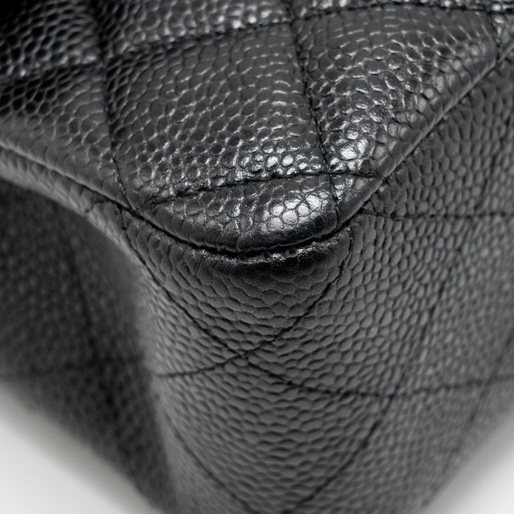 chanel-medium-classic-double-flap-bag-caviar-black-shw-14