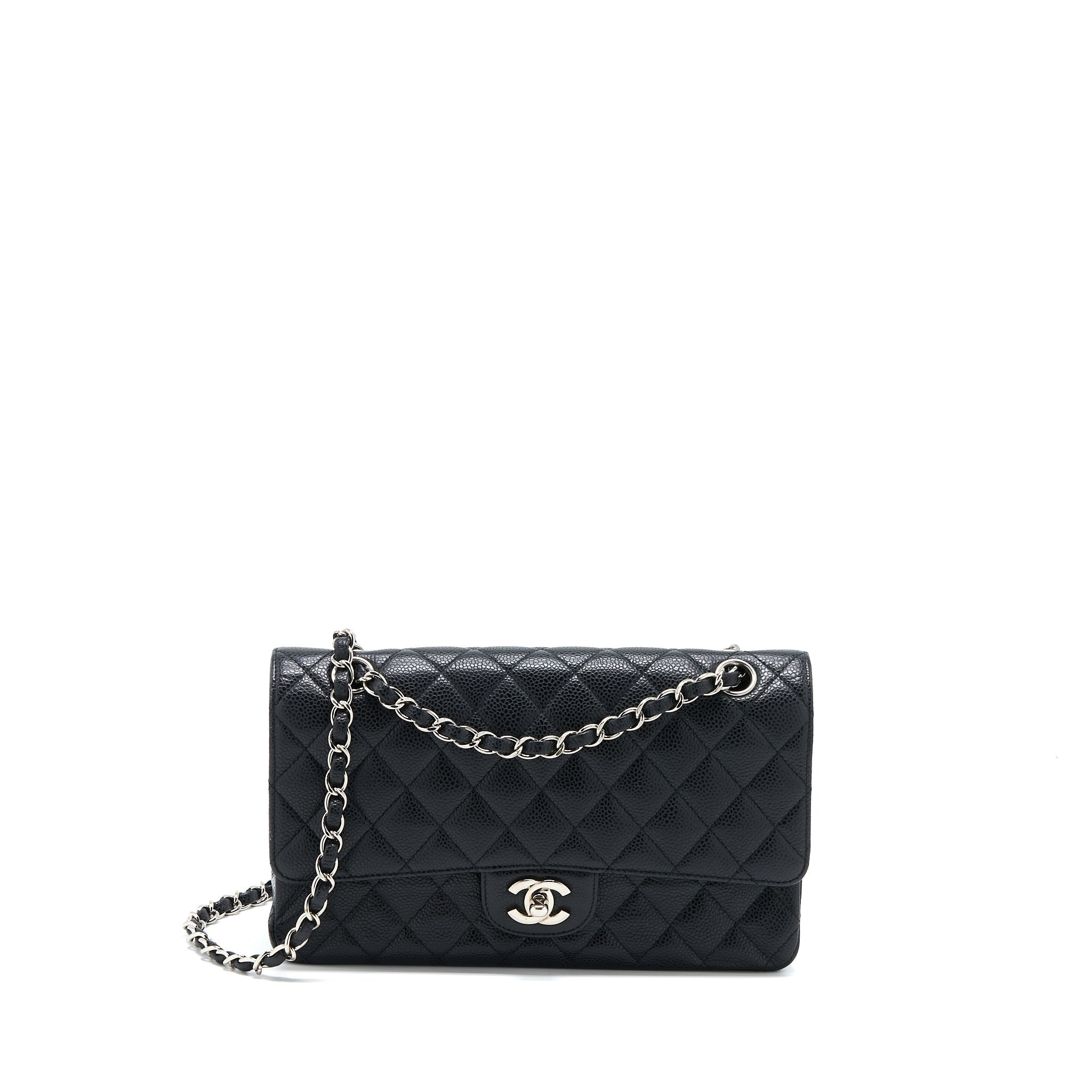 chanel-medium-classic-double-flap-bag-caviar-black-shw-1