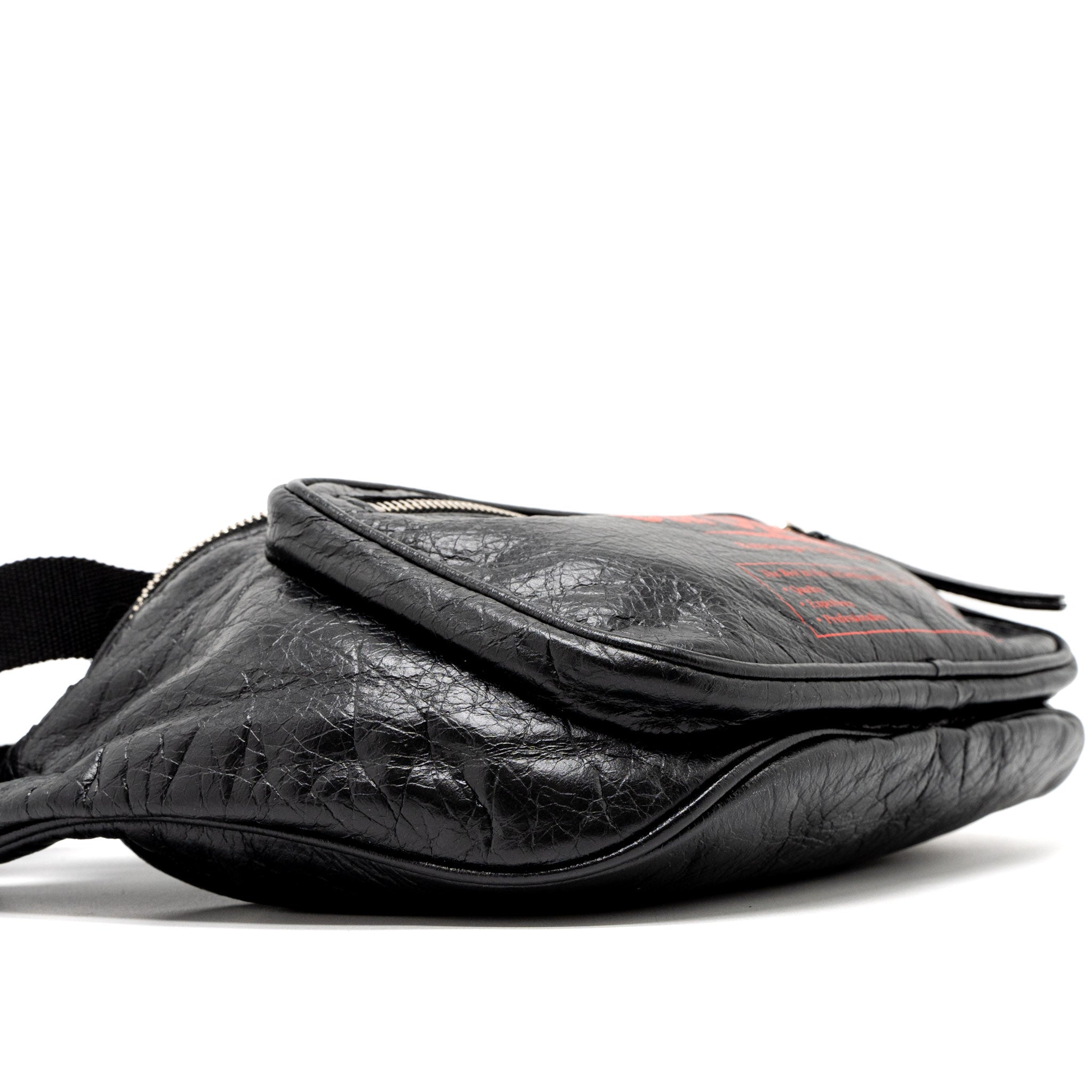 balenciaga-europa-belt-bag-calfskin-black-red-shw