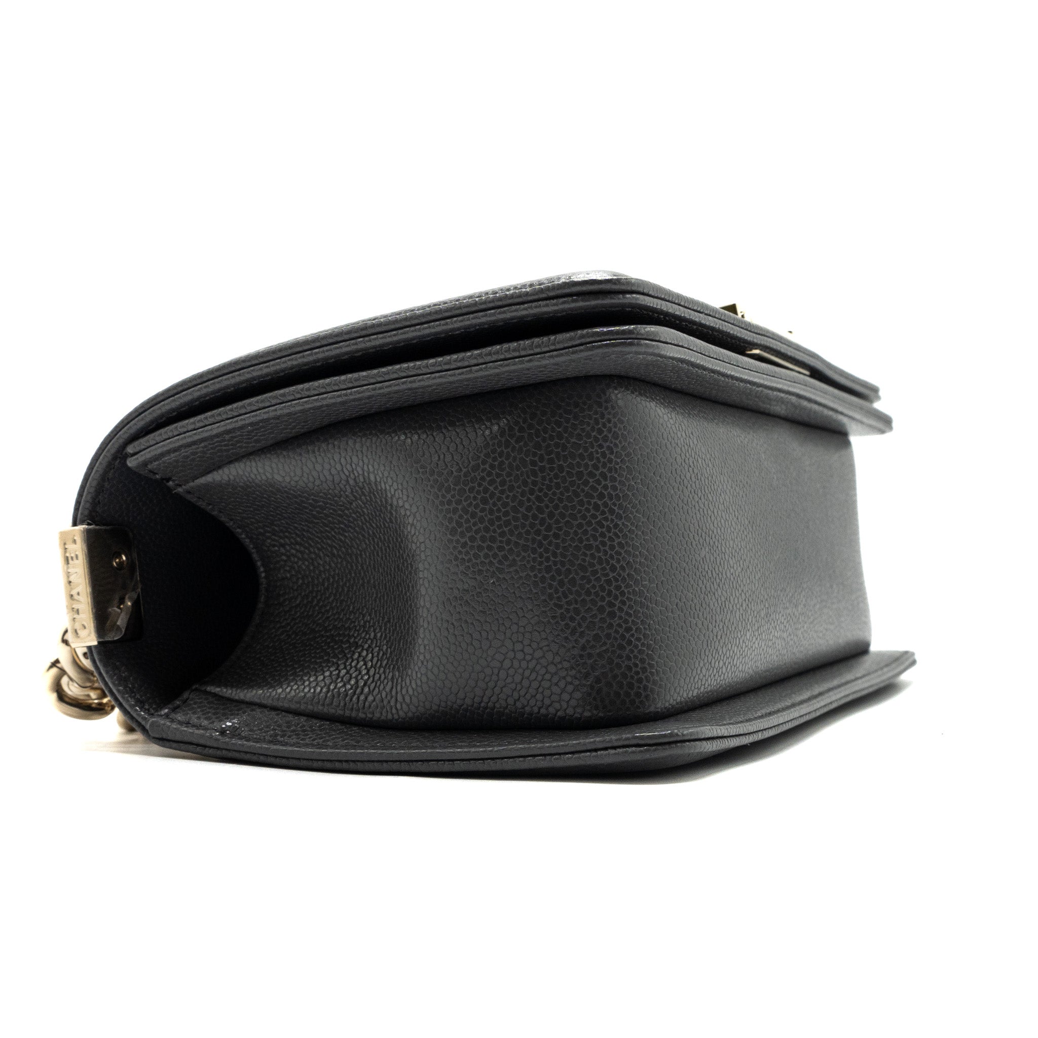 chanel-small-boy-bag-caviar-grey-lghw-microchip