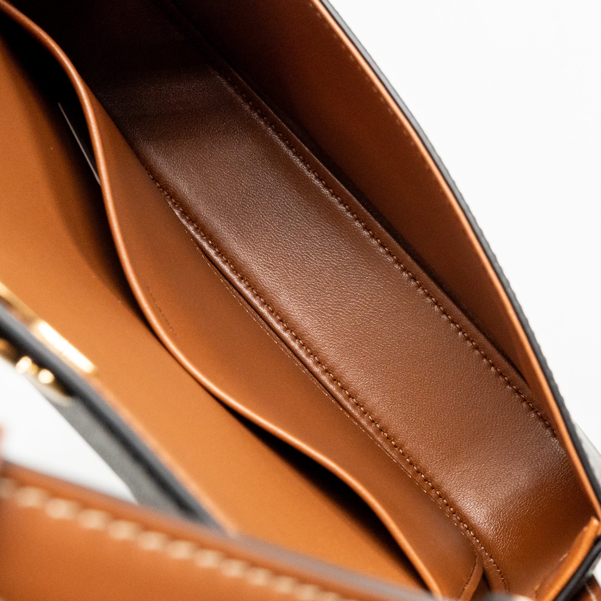 celine-triomphe-shoulder-bag-claude-canvas-tan-ghw