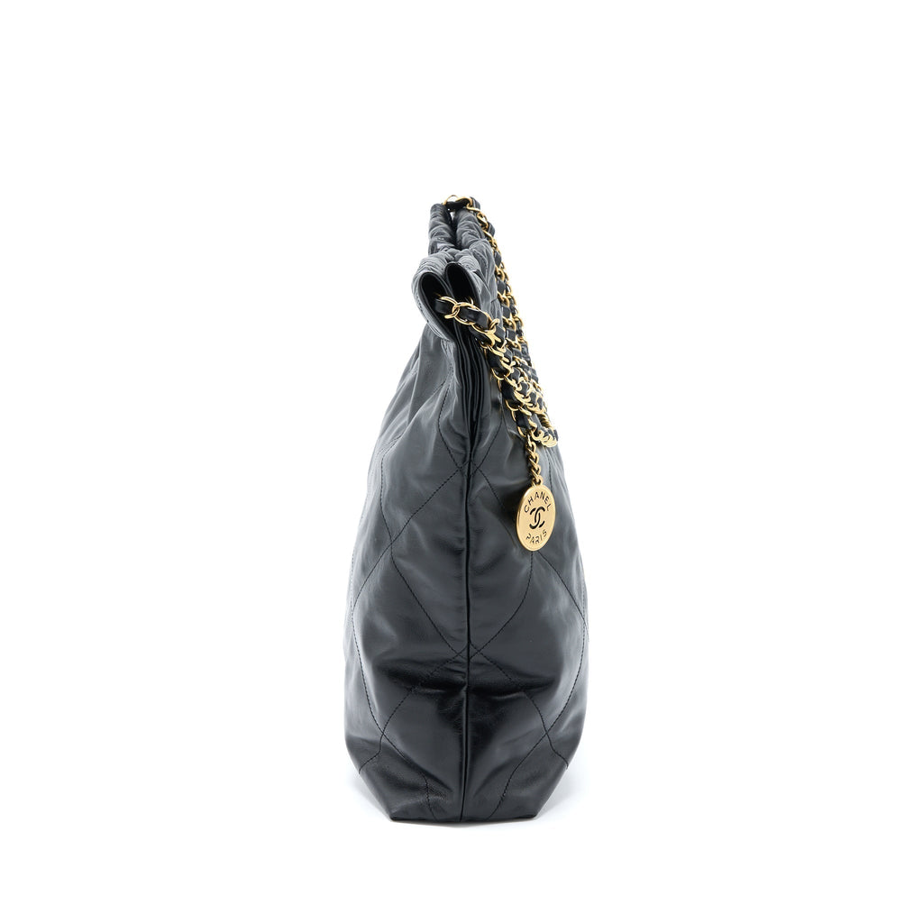 chanel-medium-22-bag-shiny-calfskin-black-brushed-ghw-microchip