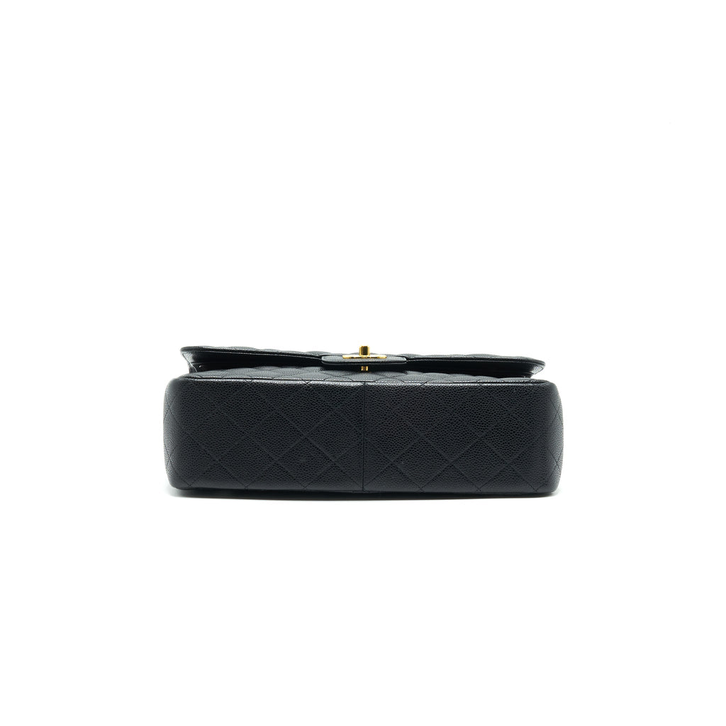 chanel-classic-juombo-double-flap-bag-black-cavier-ghw