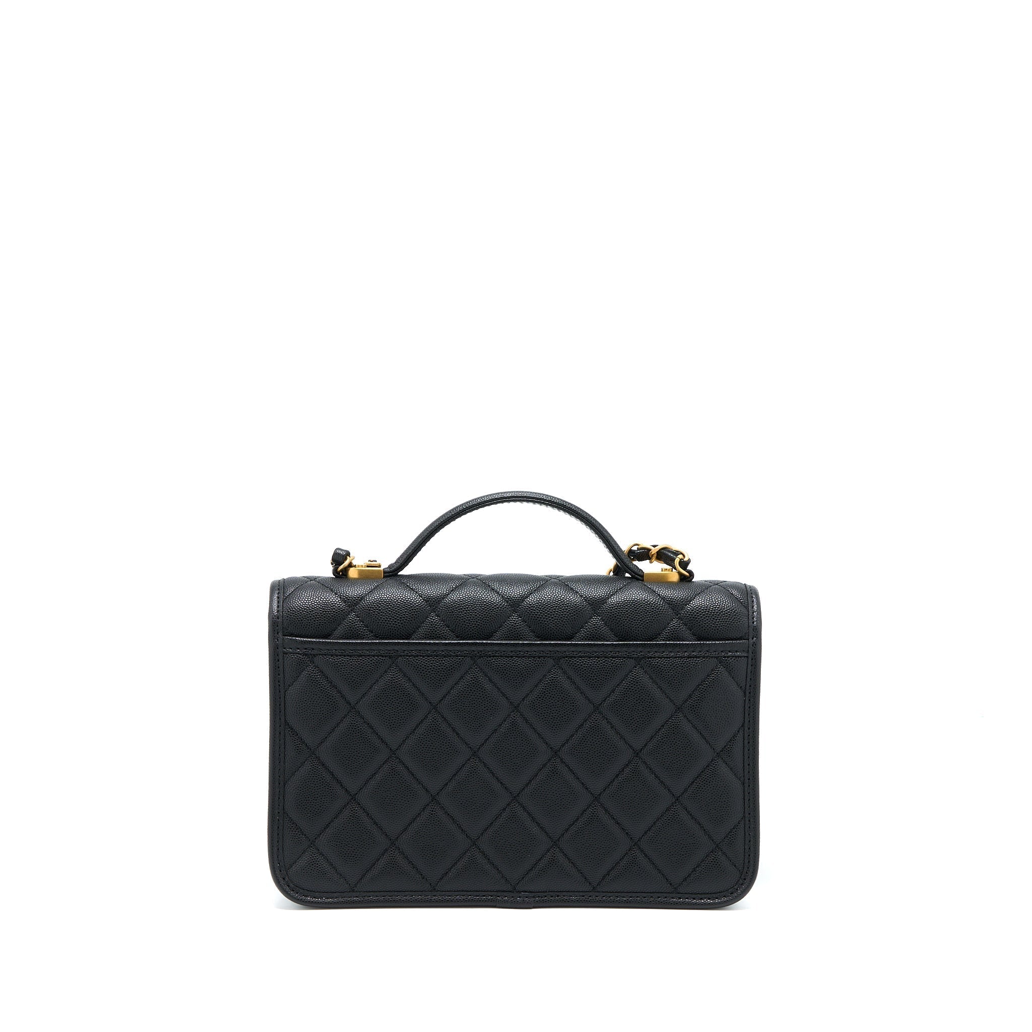 chanel-22k-top-handle-messenger-bag-caviar-black-brushed-ghw-microchip
