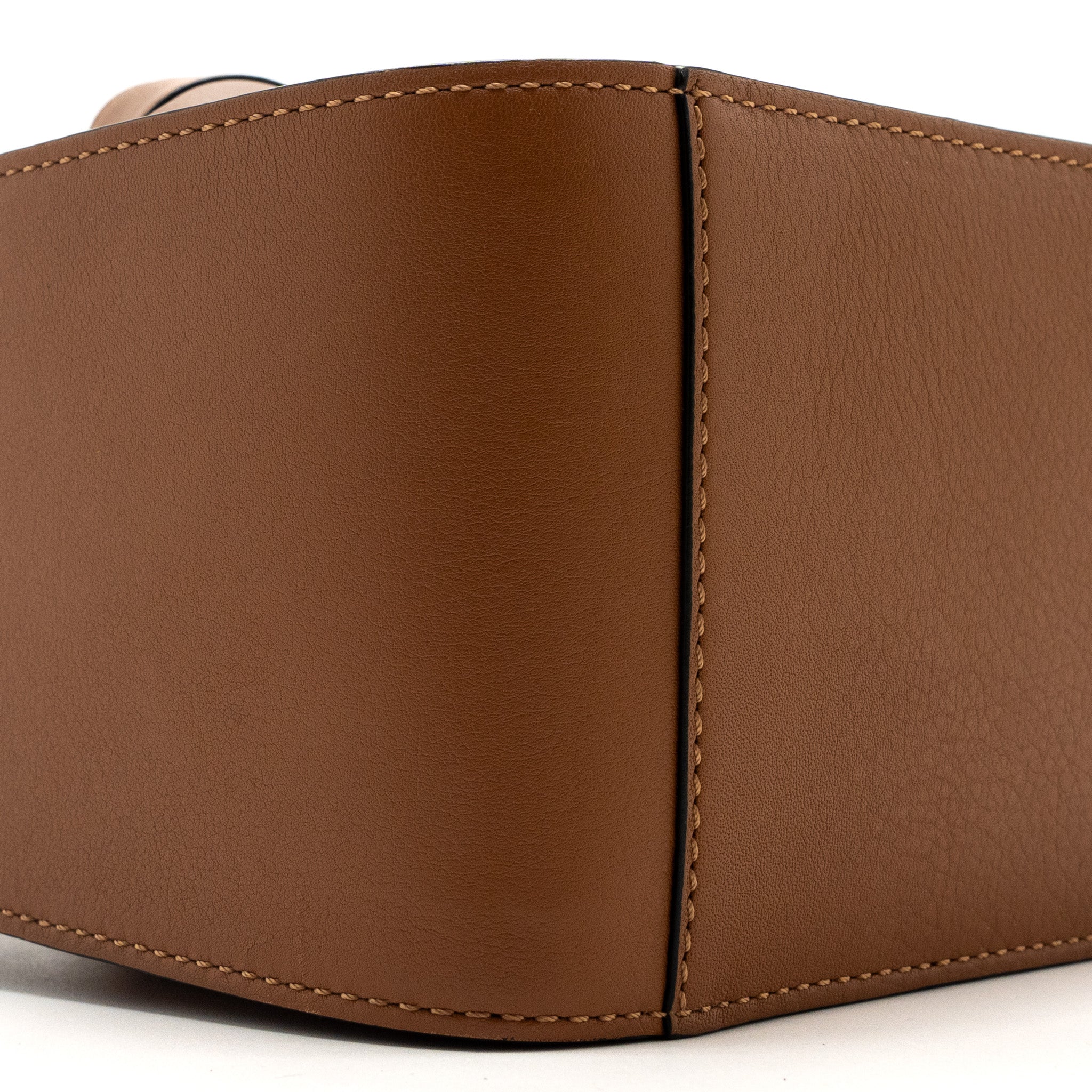 loewe-mini-hammock-drawstring-calfskin-tan-shw