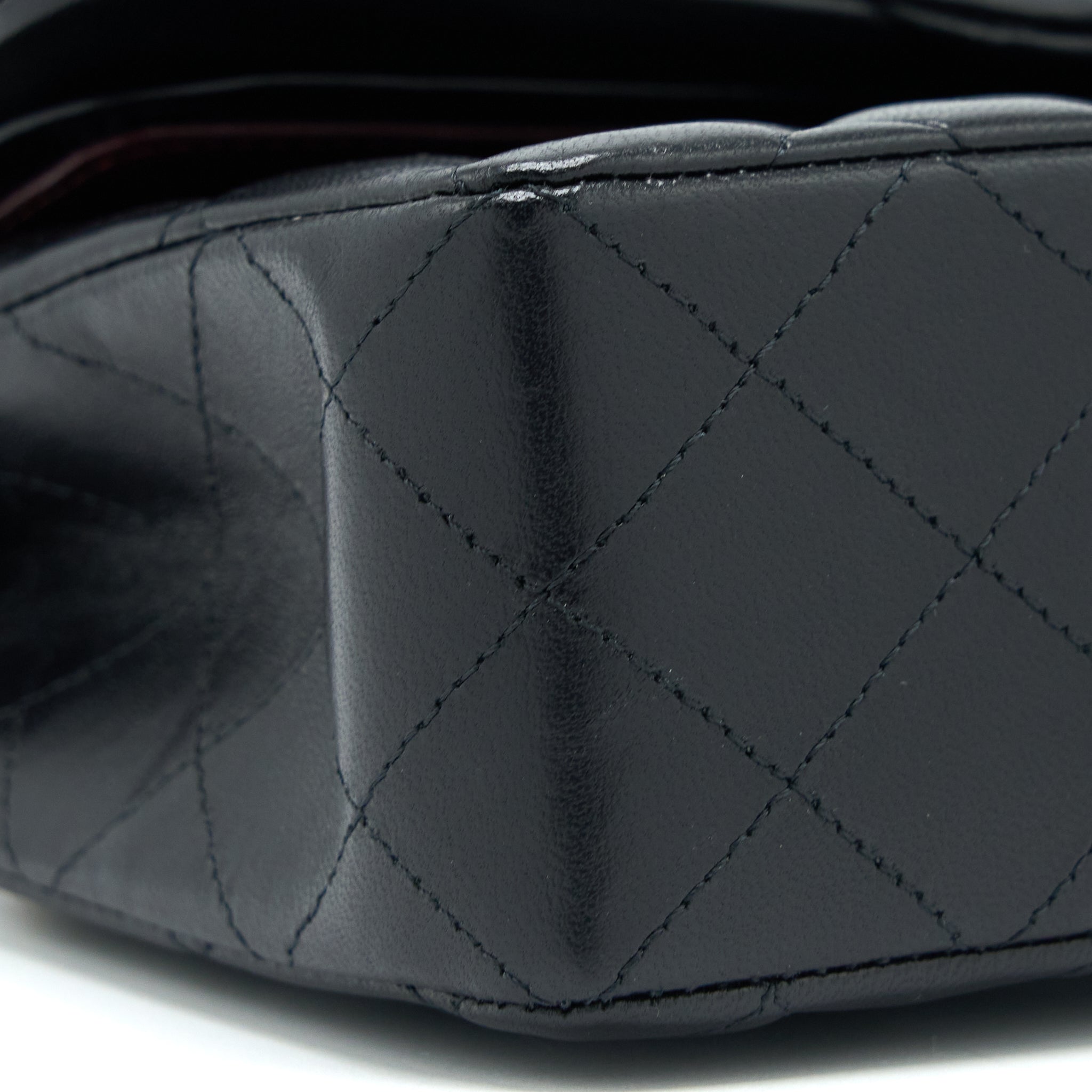 chanel-small-classic-double-flap-bag-lambskin-black-ghw-microchip