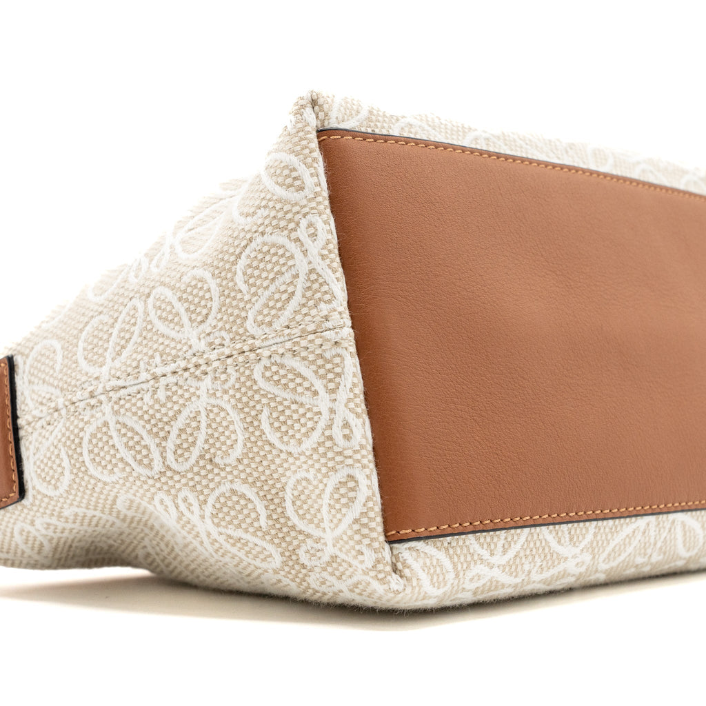 loewe-small-cubi-bag-anagram-jacquard-canvas-calfskin-leather-beige-tan-ghw