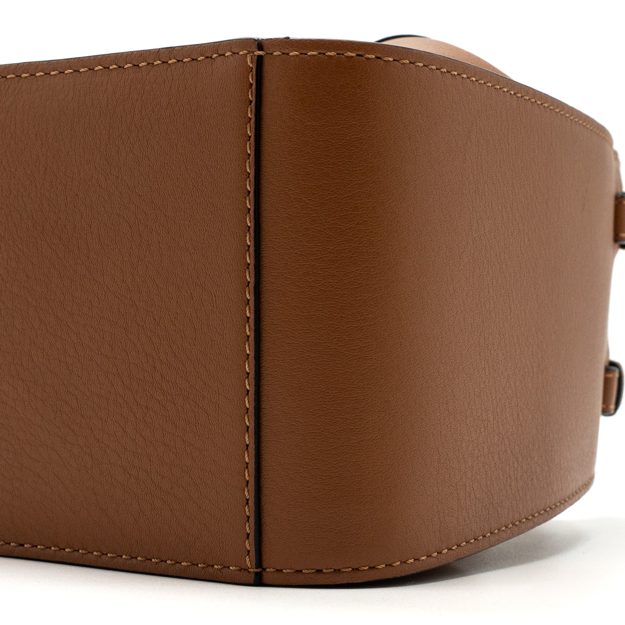loewe-mini-hammock-drawstring-calfskin-tan-shw
