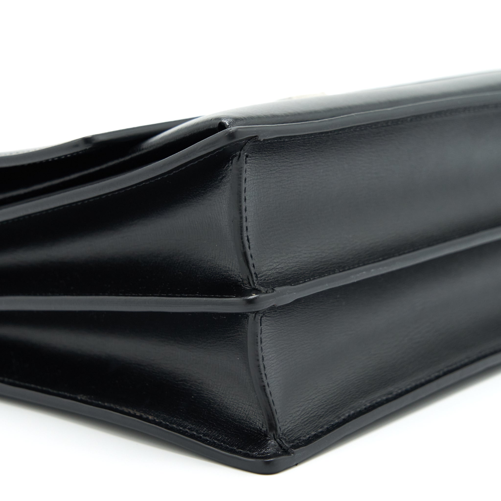 saint-laurent-ysl-medium-sunset-bag-calfskin-black-shw
