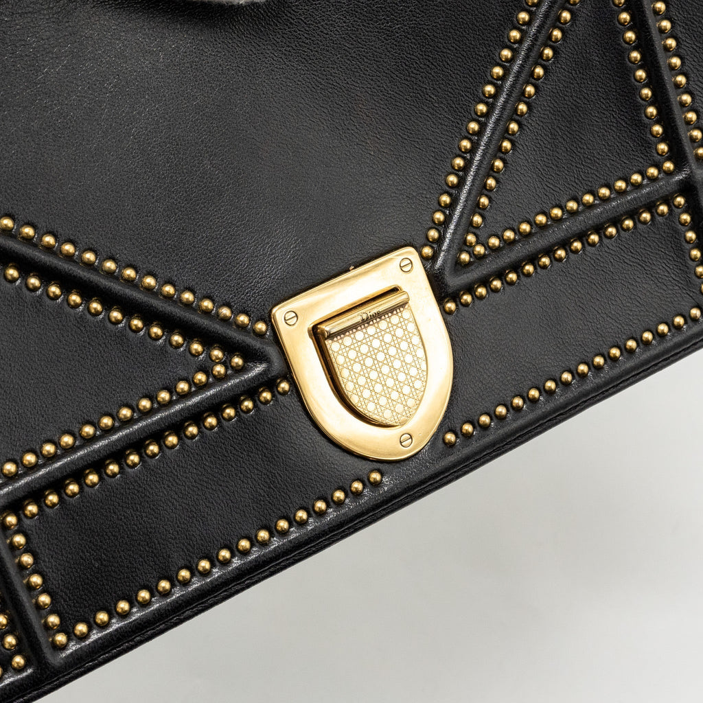 dior-medium-studded-diorama-lambskin-black-ghw-1