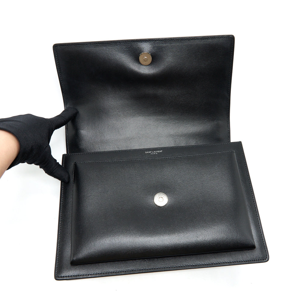 saint-laurent-ysl-medium-sunset-bag-calfskin-black-shw
