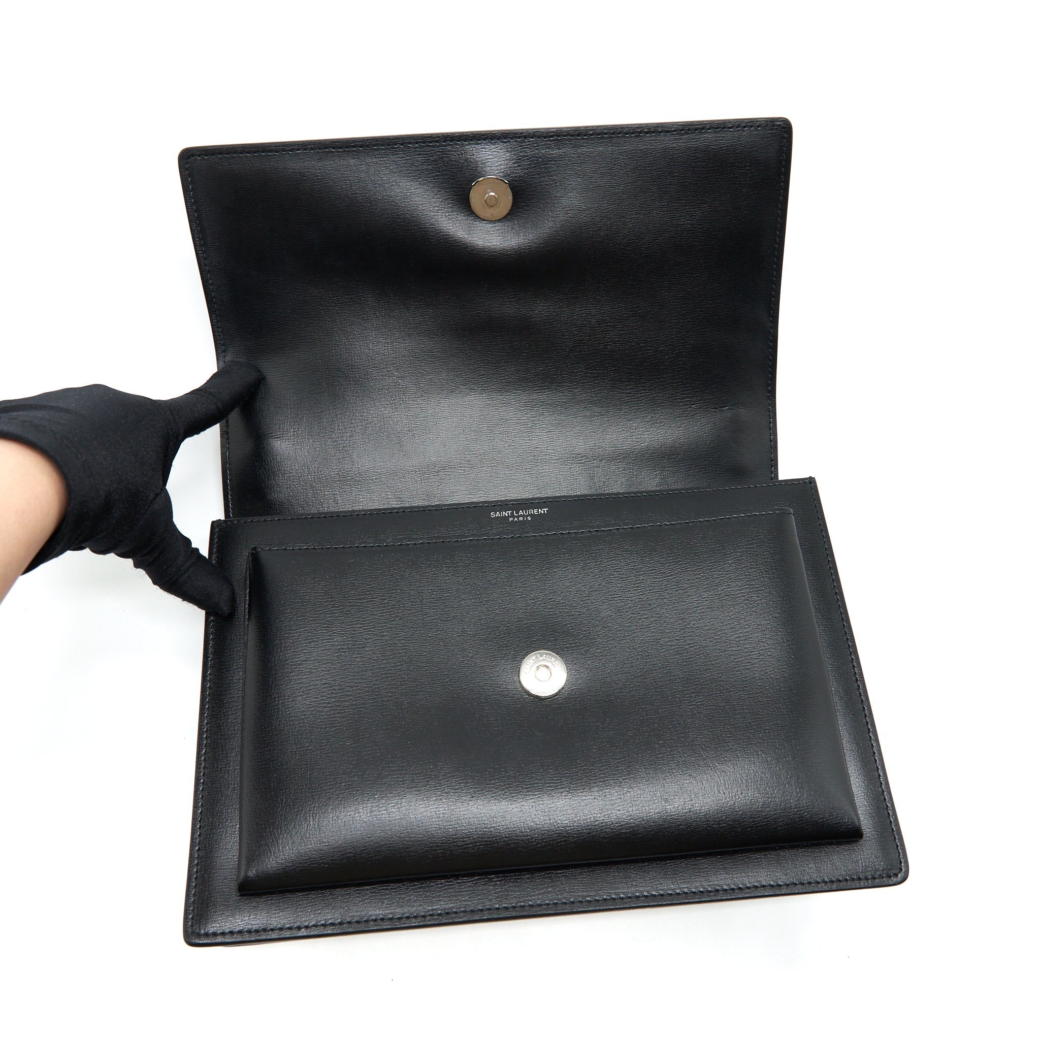 saint-laurent-ysl-medium-sunset-bag-calfskin-black-shw