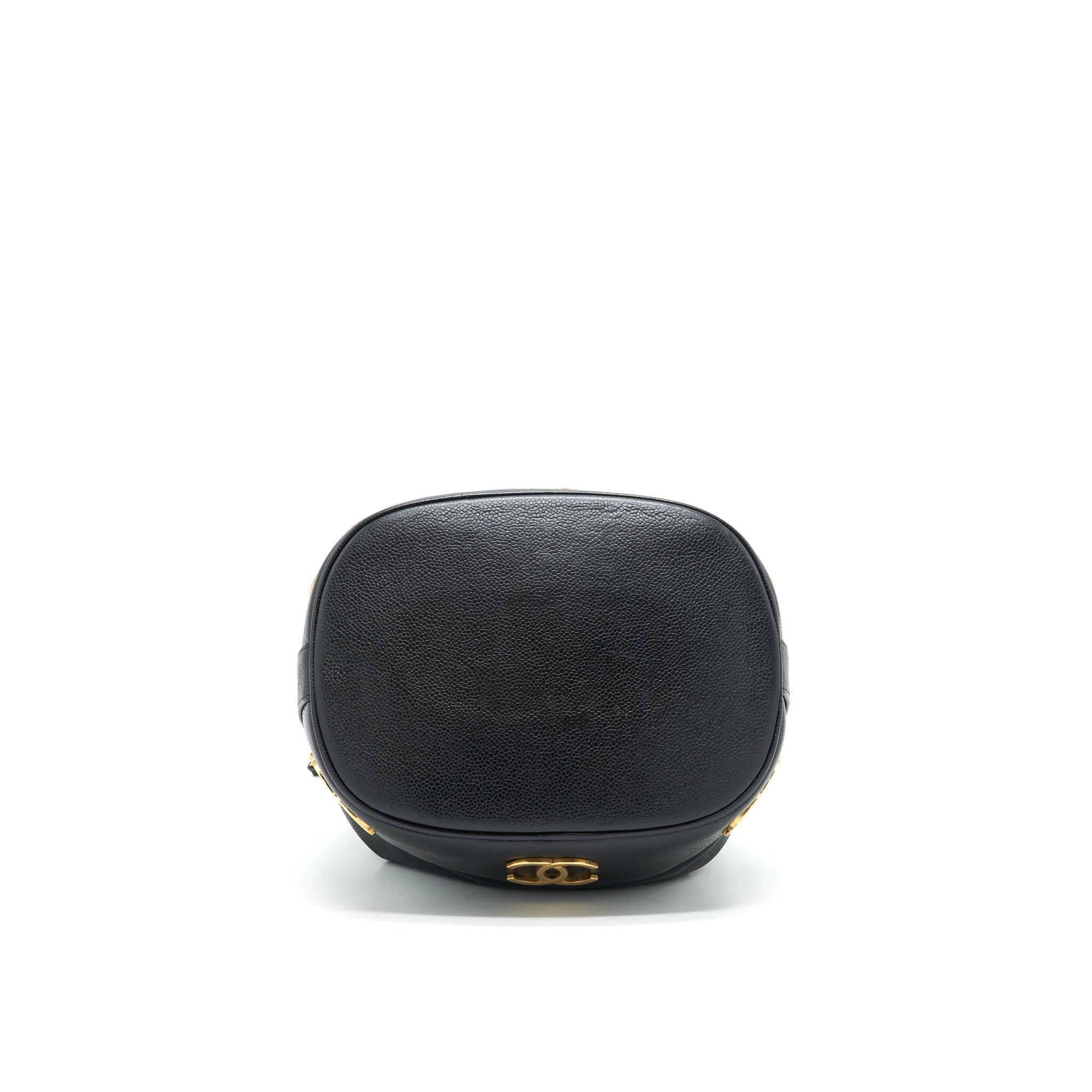 chanel-vintage-cc-logo-pearl-crush-caviar-bucket-bag-black