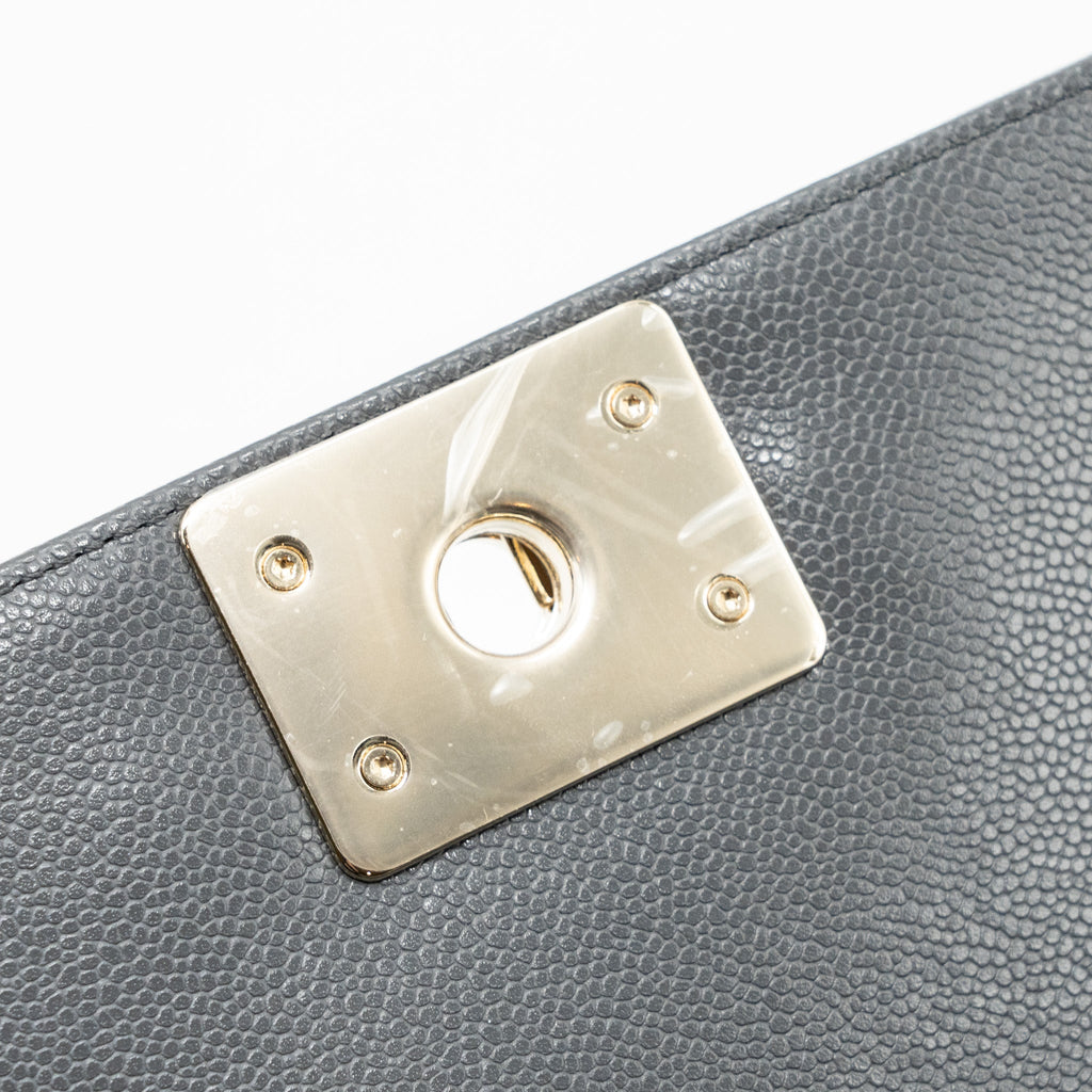 chanel-small-boy-bag-caviar-grey-lghw-microchip