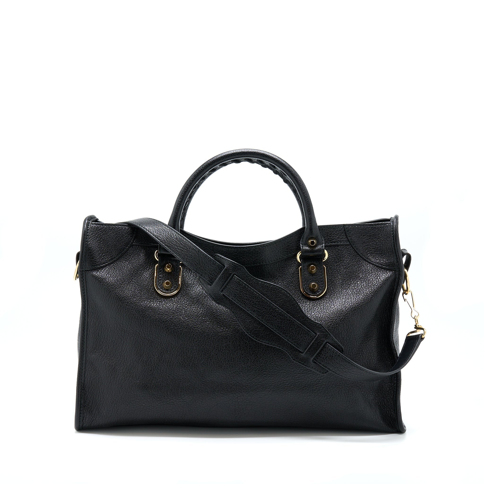 balenciaga-edged-city-bag-goatskin-black-ghw