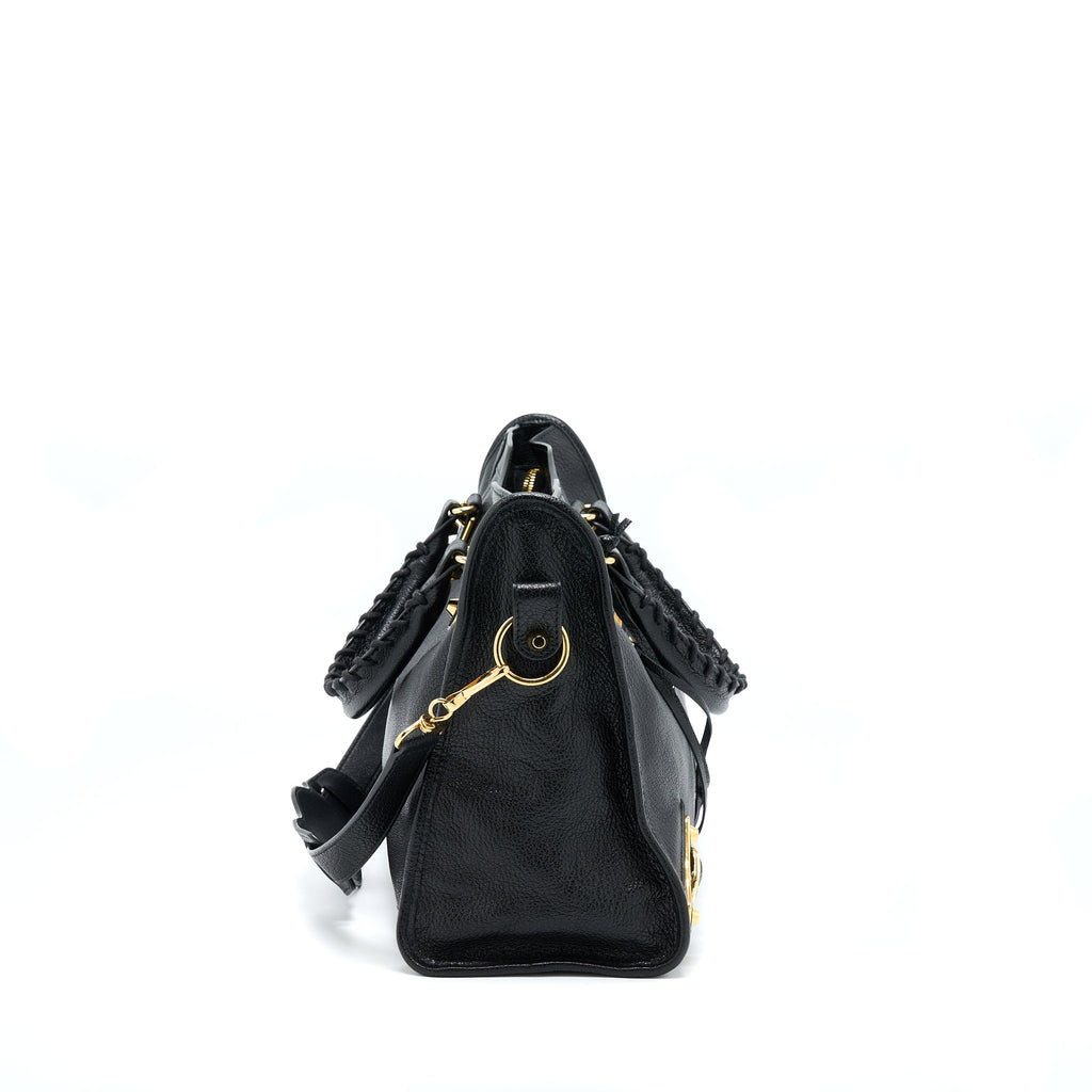 balenciaga-edged-city-bag-goatskin-black-ghw