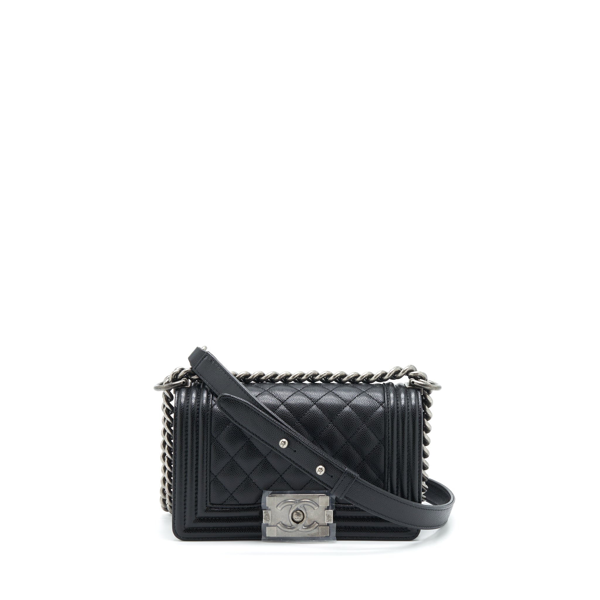 chanel-small-boy-bag-caviar-black-ruthenium-sliver-hardware-microchip-1