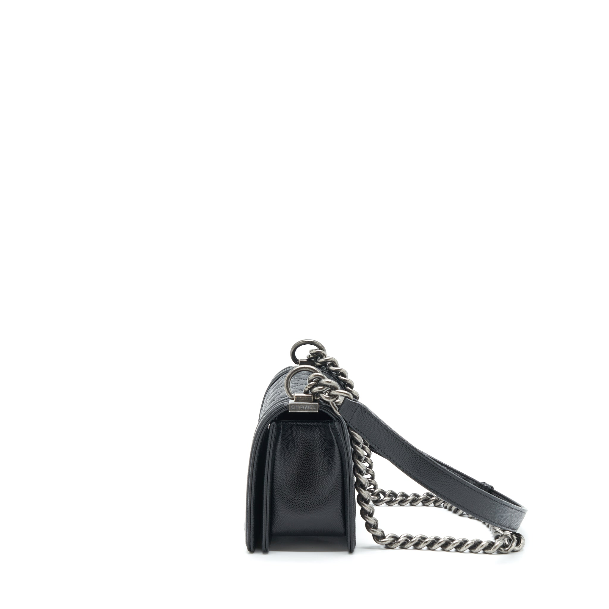 chanel-small-boy-bag-caviar-black-ruthenium-sliver-hardware-microchip-1