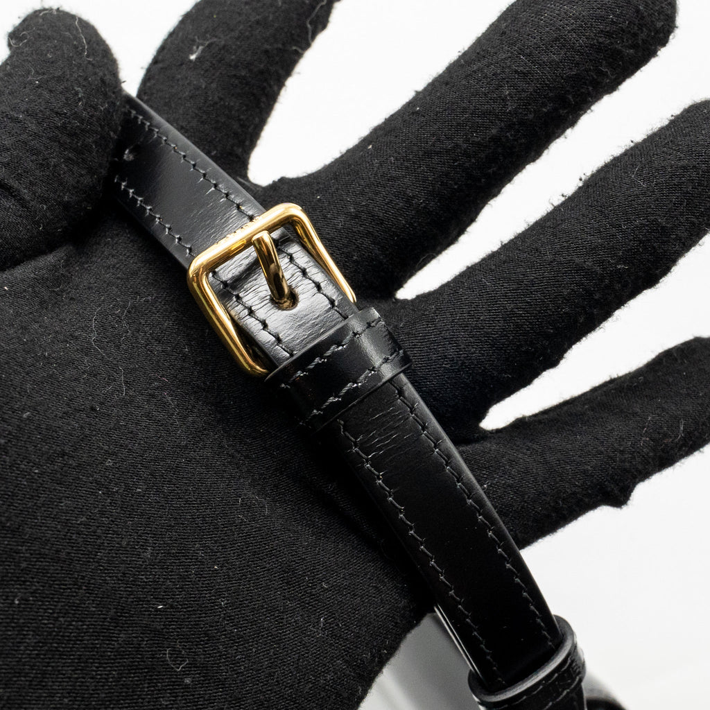 celine-triomphe-shoulder-bag-shiny-calfskin-black-ghw-2