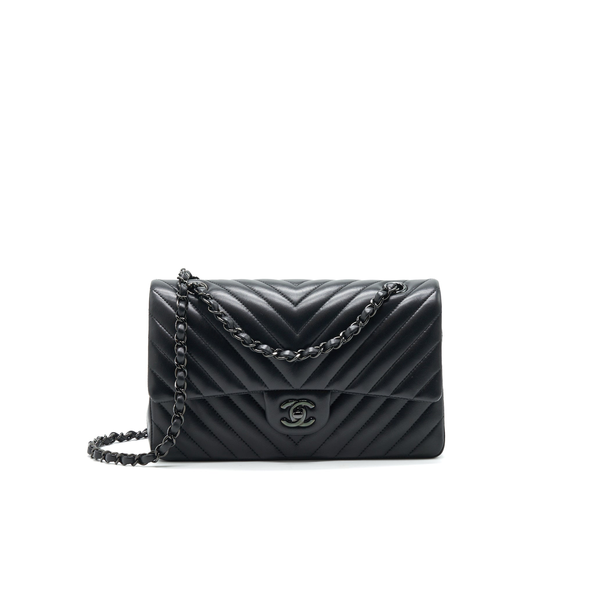 chanel-chevron-medium-clssic-double-flap-bag-so-black