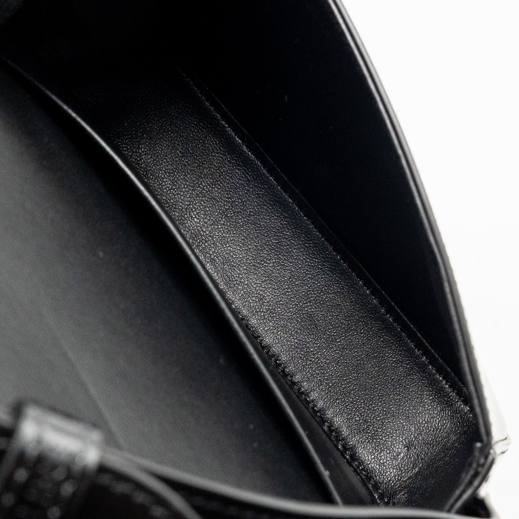 celine-triomphe-shoulder-bag-shiny-calfskin-black-ghw-2