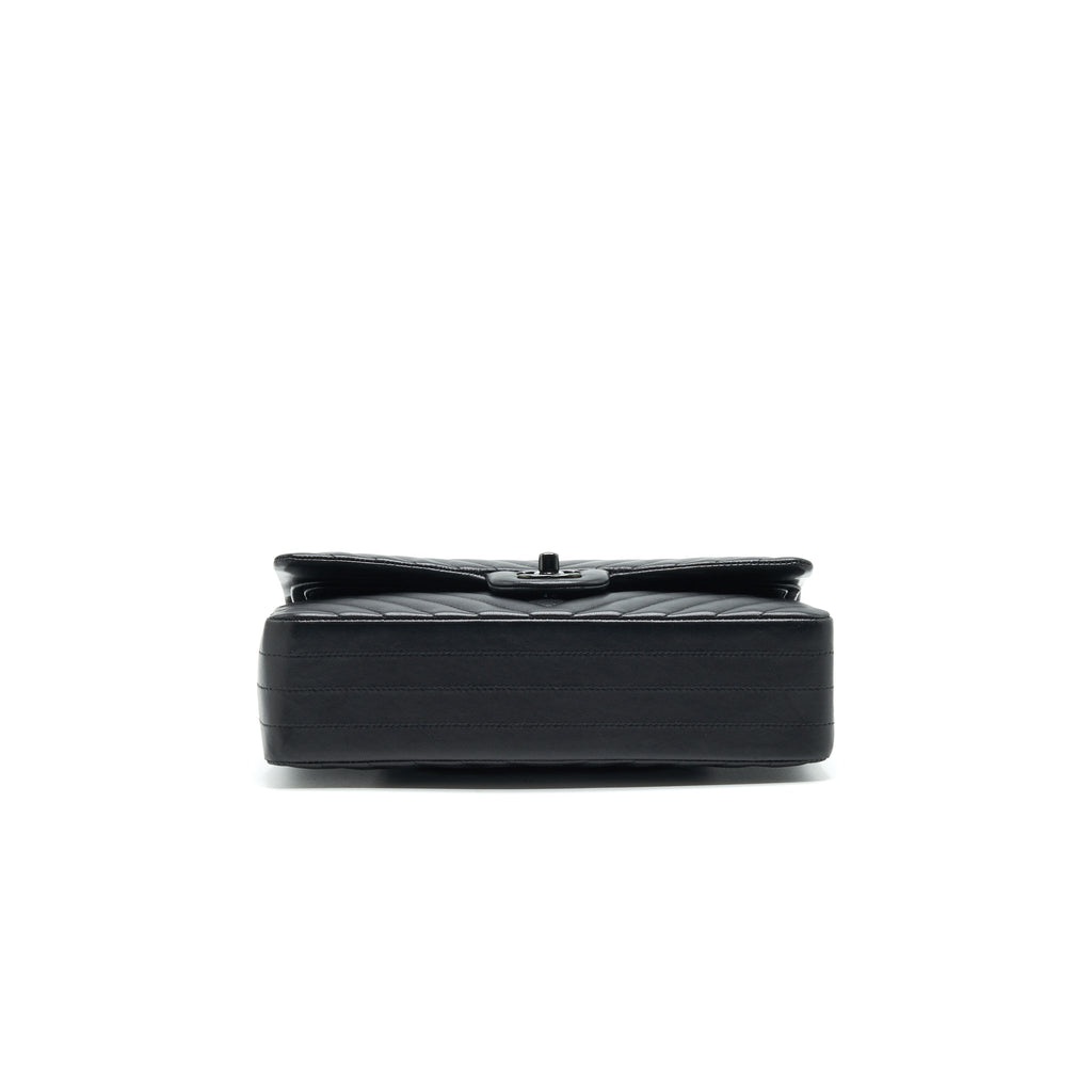 chanel-chevron-medium-clssic-double-flap-bag-so-black