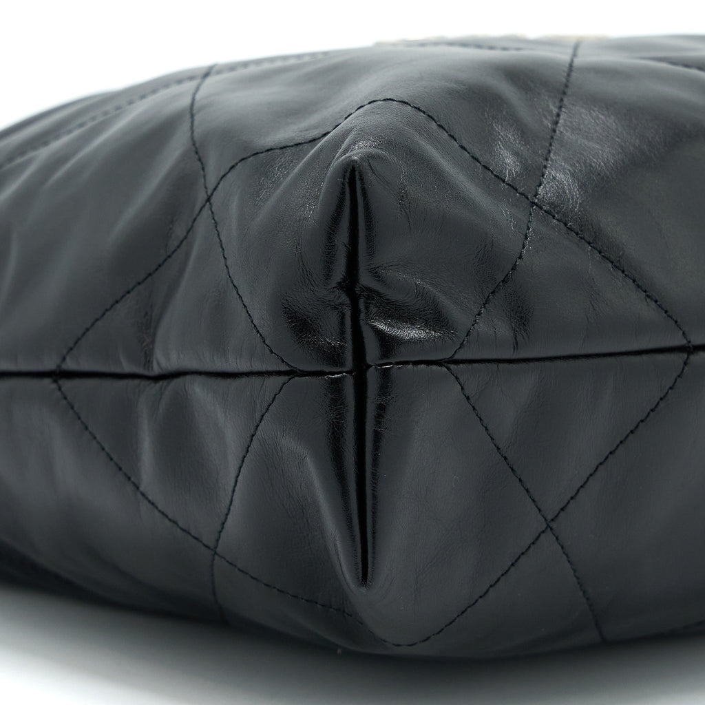 chanel-small-22-bag-calfskin-black-shwmicrochip
