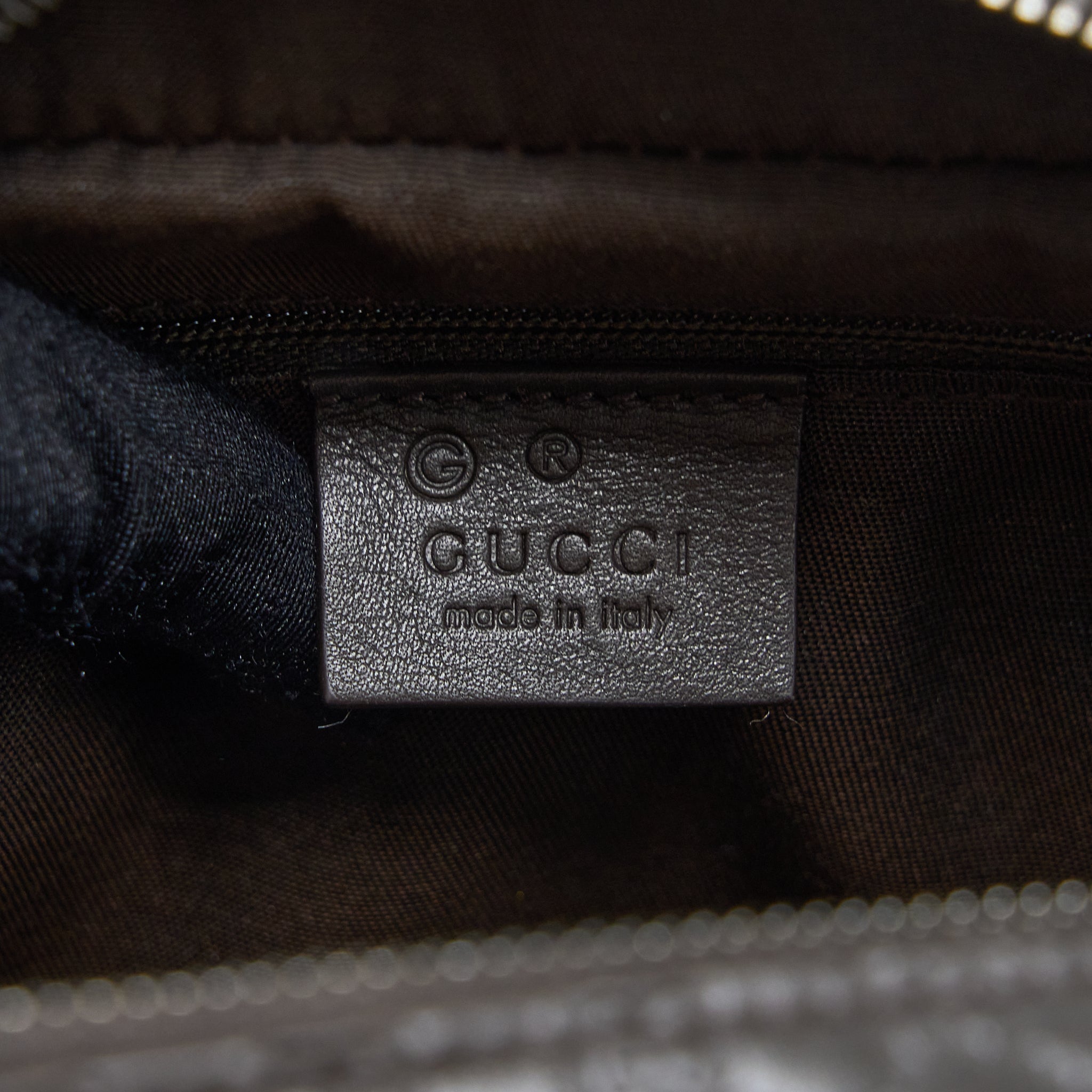 gucci-gg-print-pouch-calfskin-dark-brown-shw