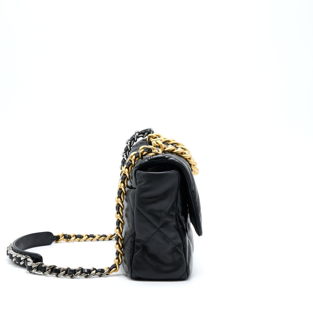 chanel-medium-19-bag-goatskin-black-with-multicolour-hardware
