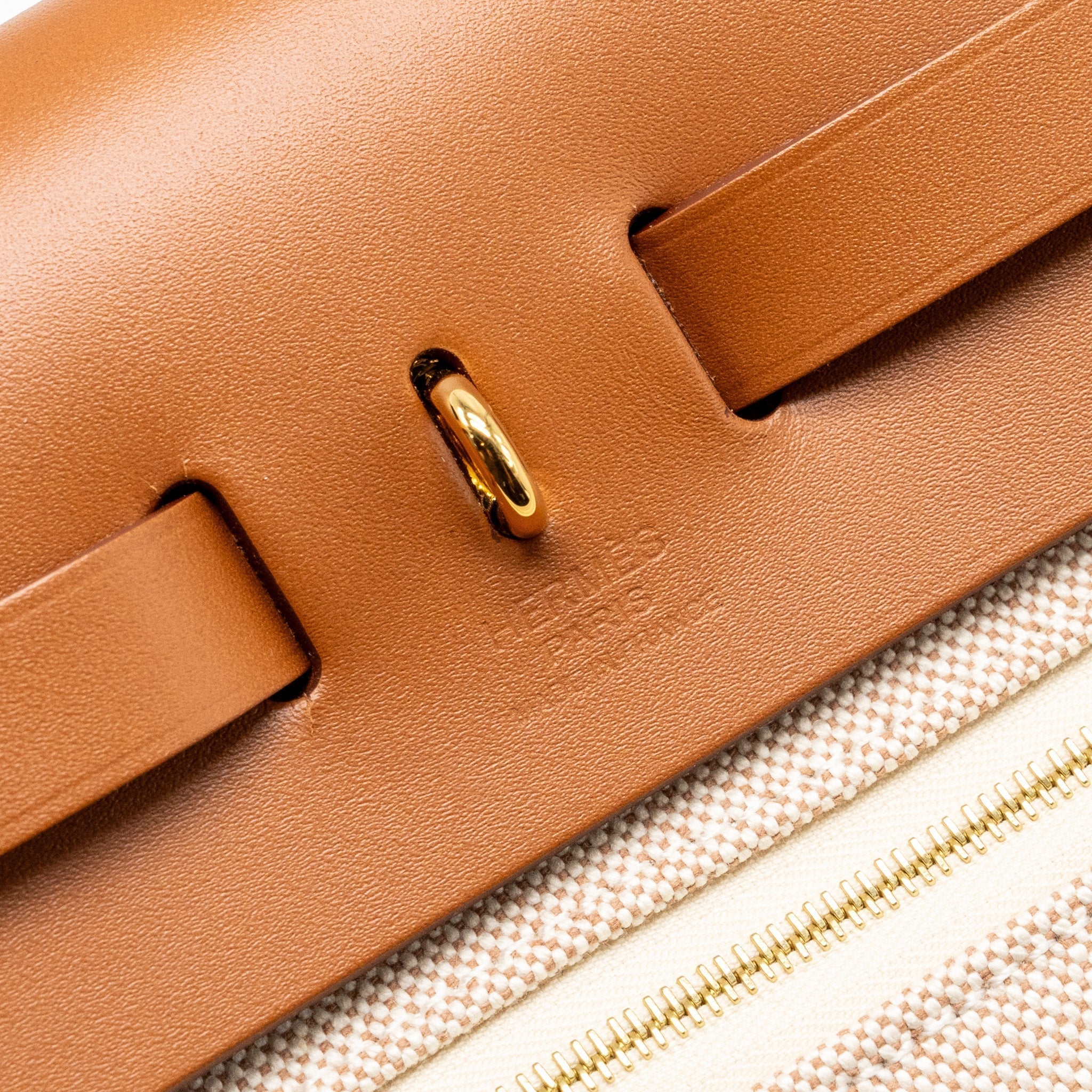hermes-herbag-31-zip-bag-toile-h-plume-canvas-hunter-leather-fauve-ecru-beige-ghw-stamp-b