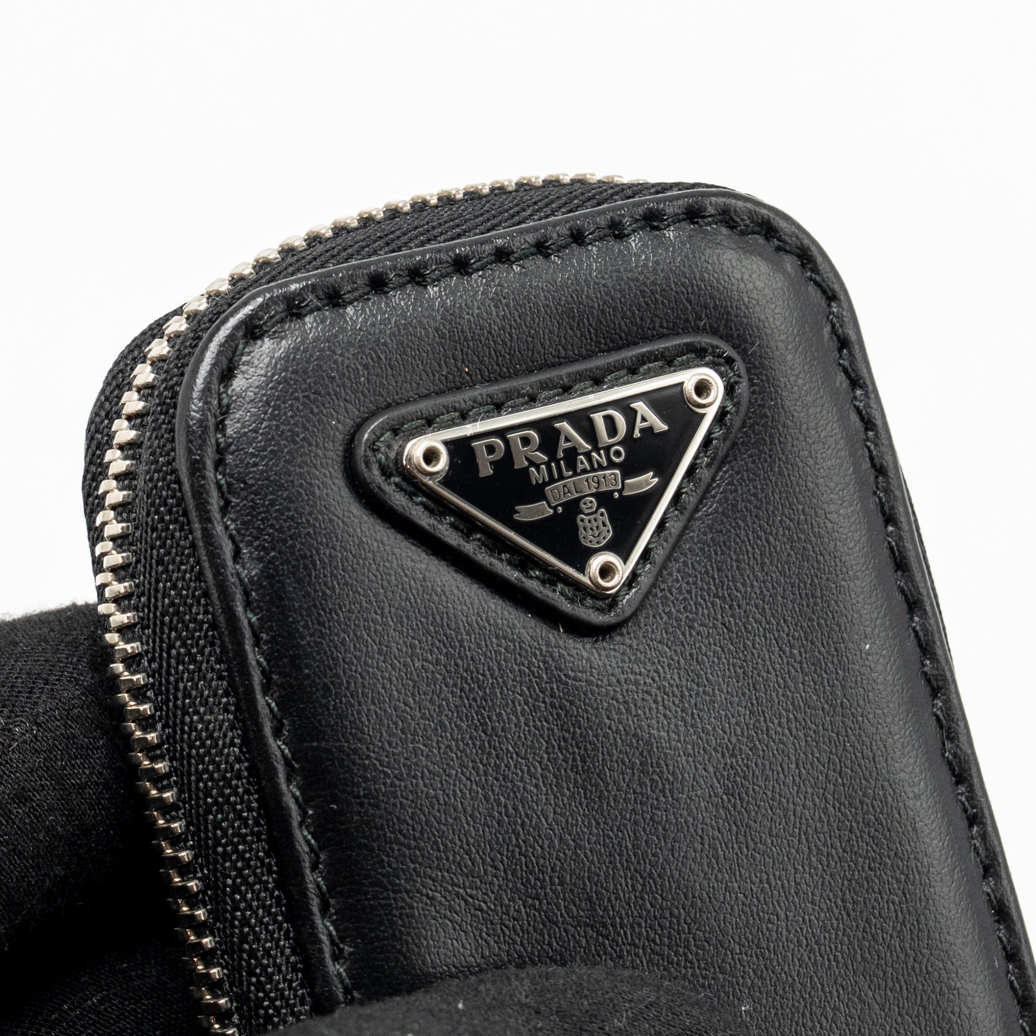 prada-triangle-shoulder-bag-leather-black-shw-no-price
