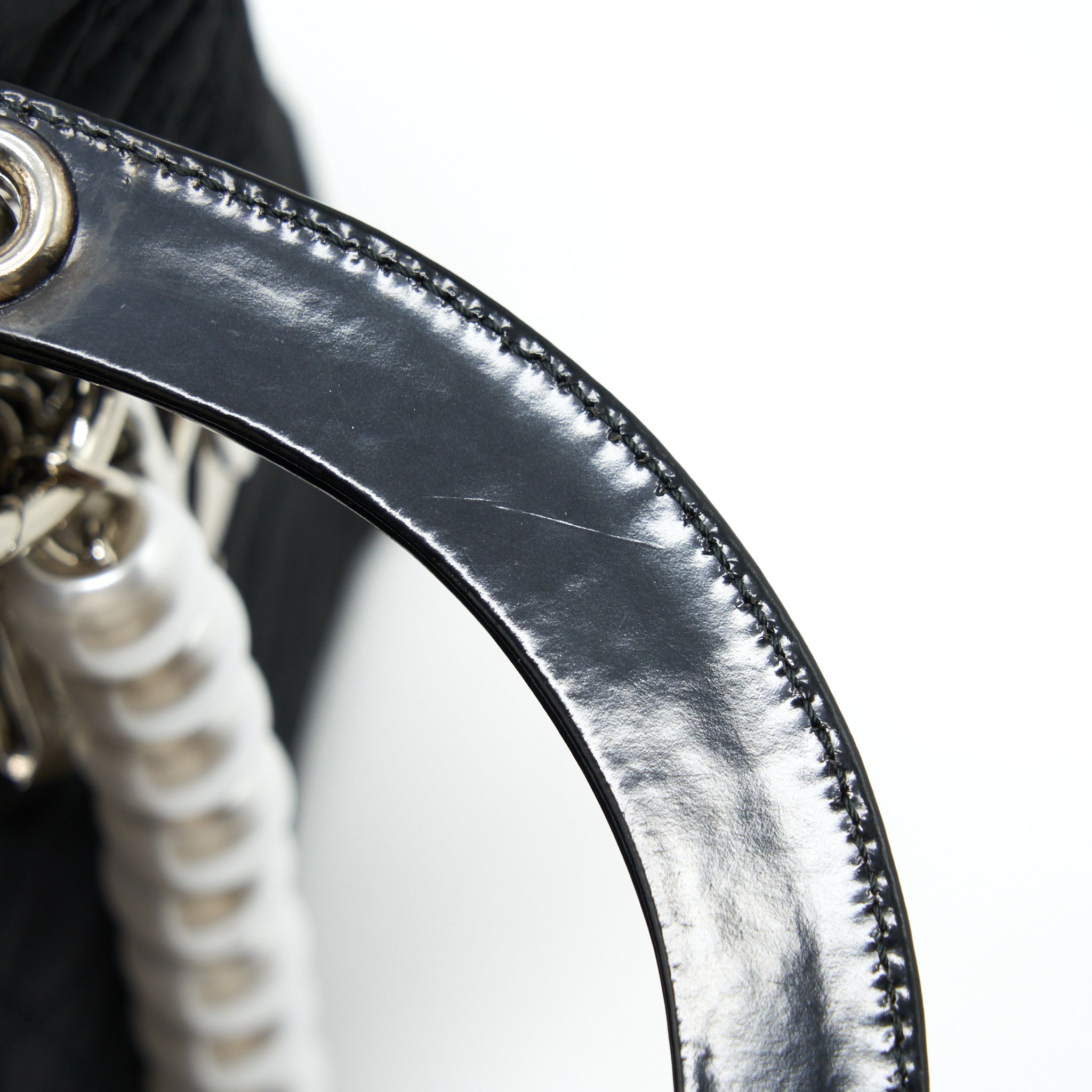 dior-vintage-medium-lady-dior-nylon-fabric-black-shw