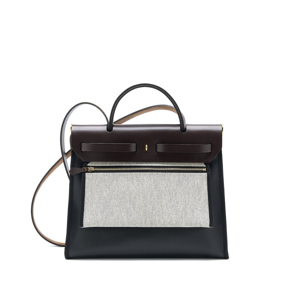hermes-herbag-31-berline-canvas-hunter-noir-ecru-noir-ebene-ghw-stamp-z