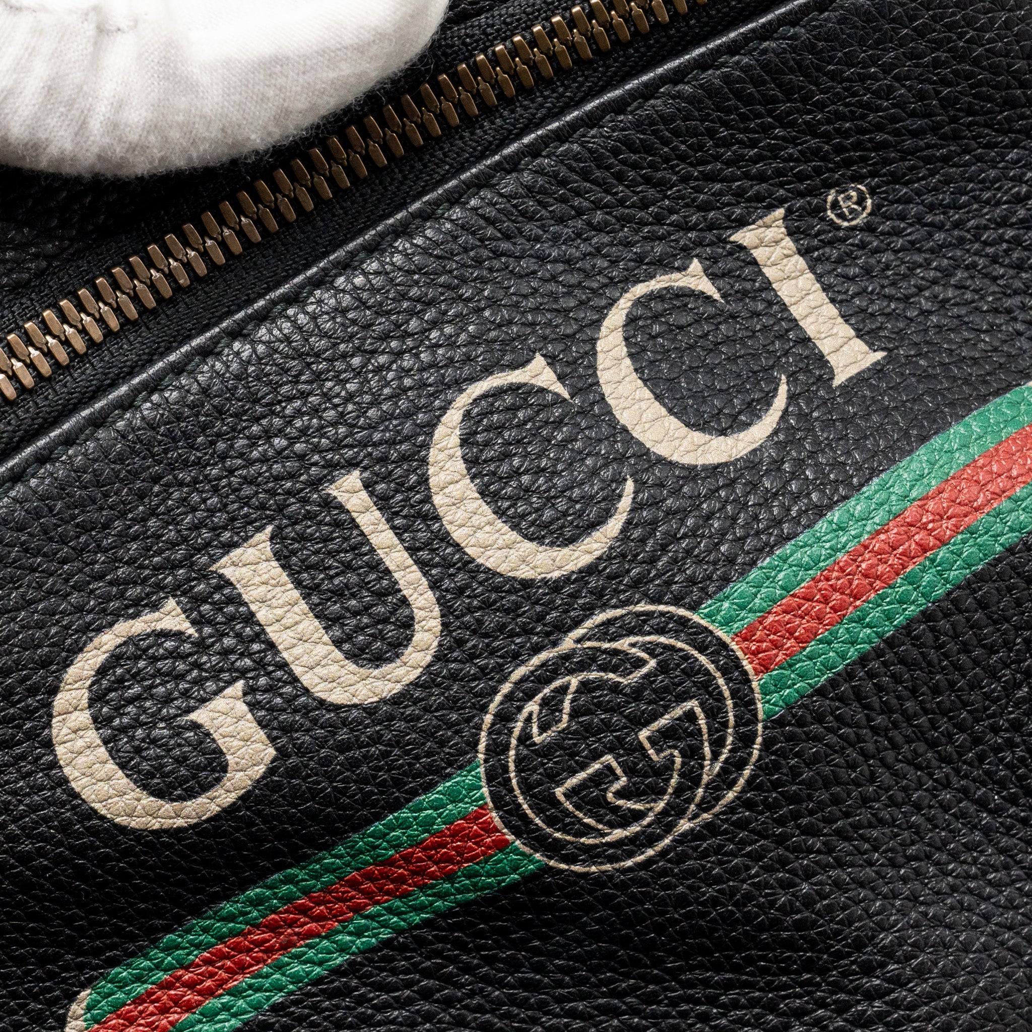 gucci-mini-print-belt-bag-calfskin-black-ghw