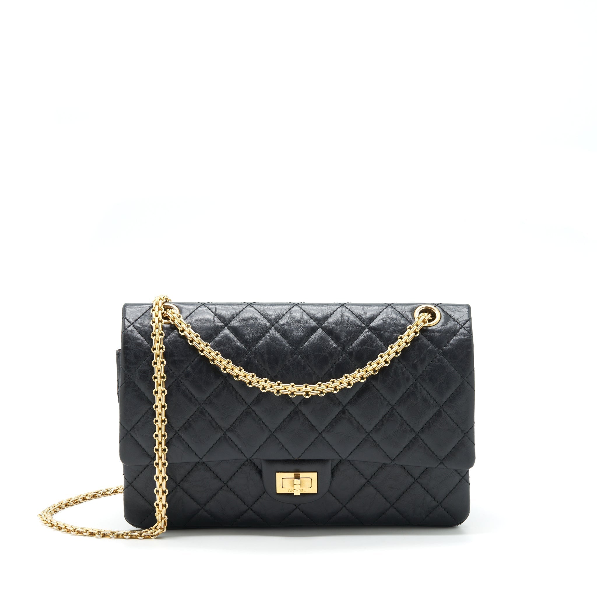 chanel-2-55-reissue-medium-double-flap-bag-calfskin-black-ruthenium-gold-hardware