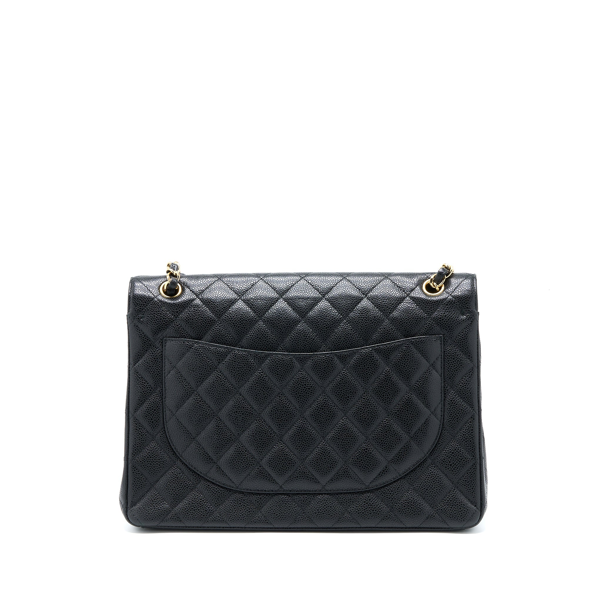 chanel-maxi-classic-double-flap-bag-caviar-black-ghw