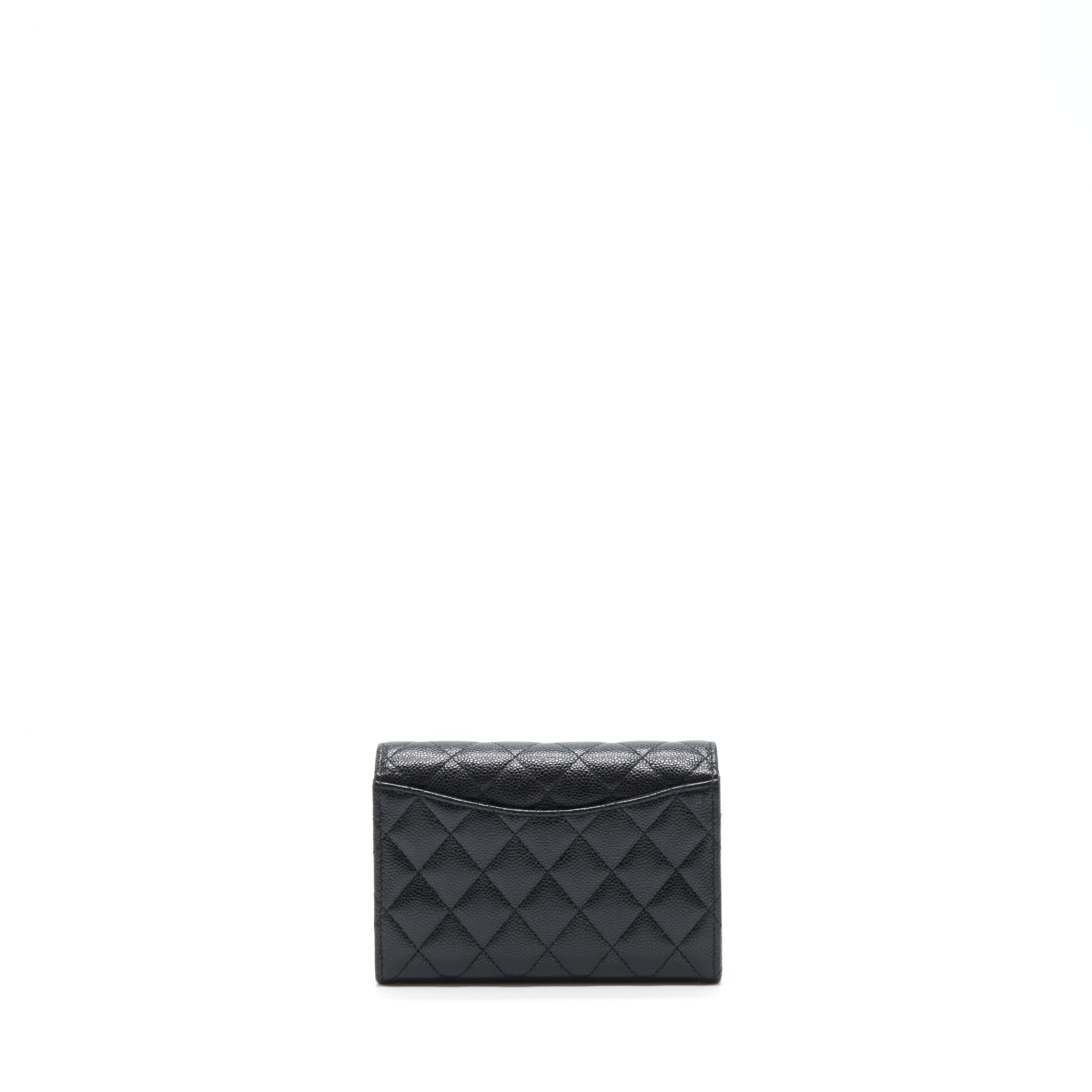 chanel-flap-wallet-caviar-black-shw
