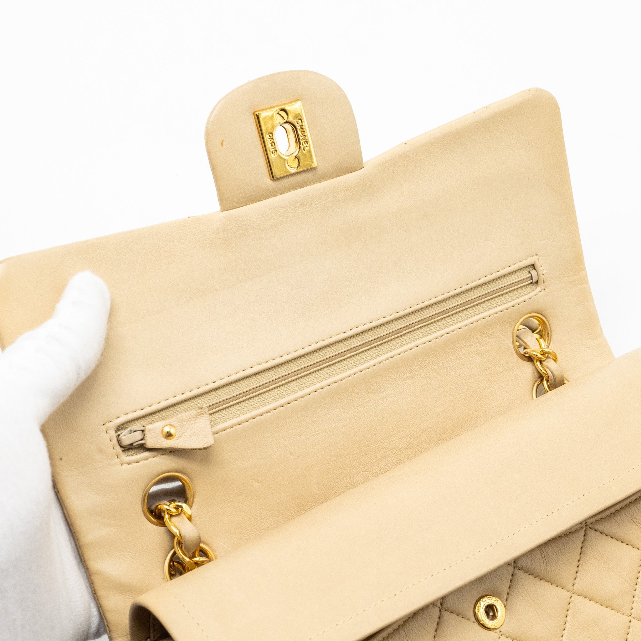chanel-vintage-small-classic-flap-bag-lambskin-beige-ghw-copy