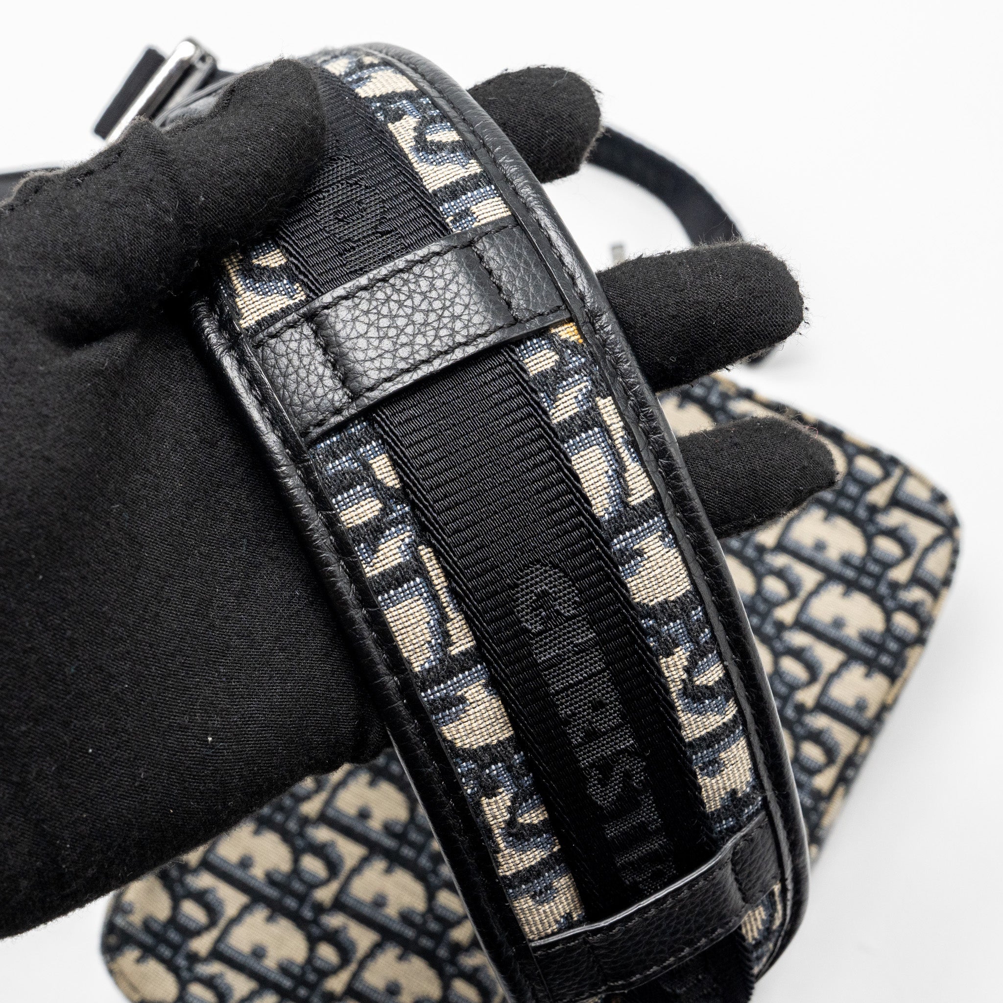 dior-safari-bag-with-strap-black-oblique-jacquard-shw