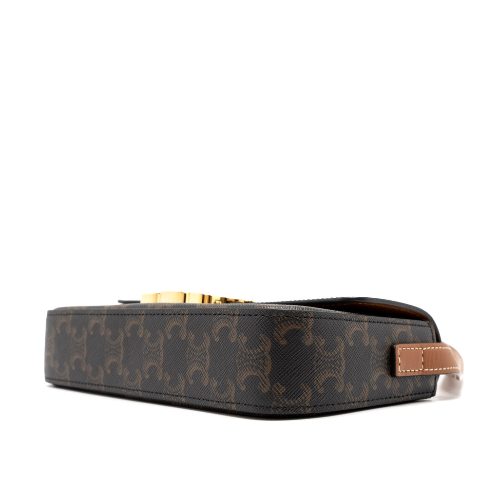 celine-triomphe-shoulder-bag-calfskin-triomphe-canvas-brown-multicolour-ghw