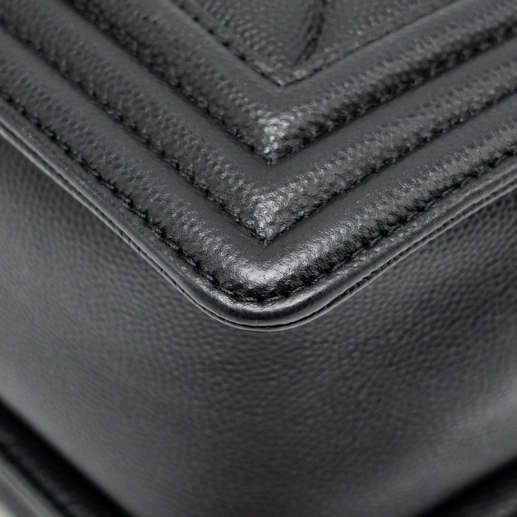 chanel-medium-boy-bag-chevron-caviar-black-ruthenium-silver-hardware