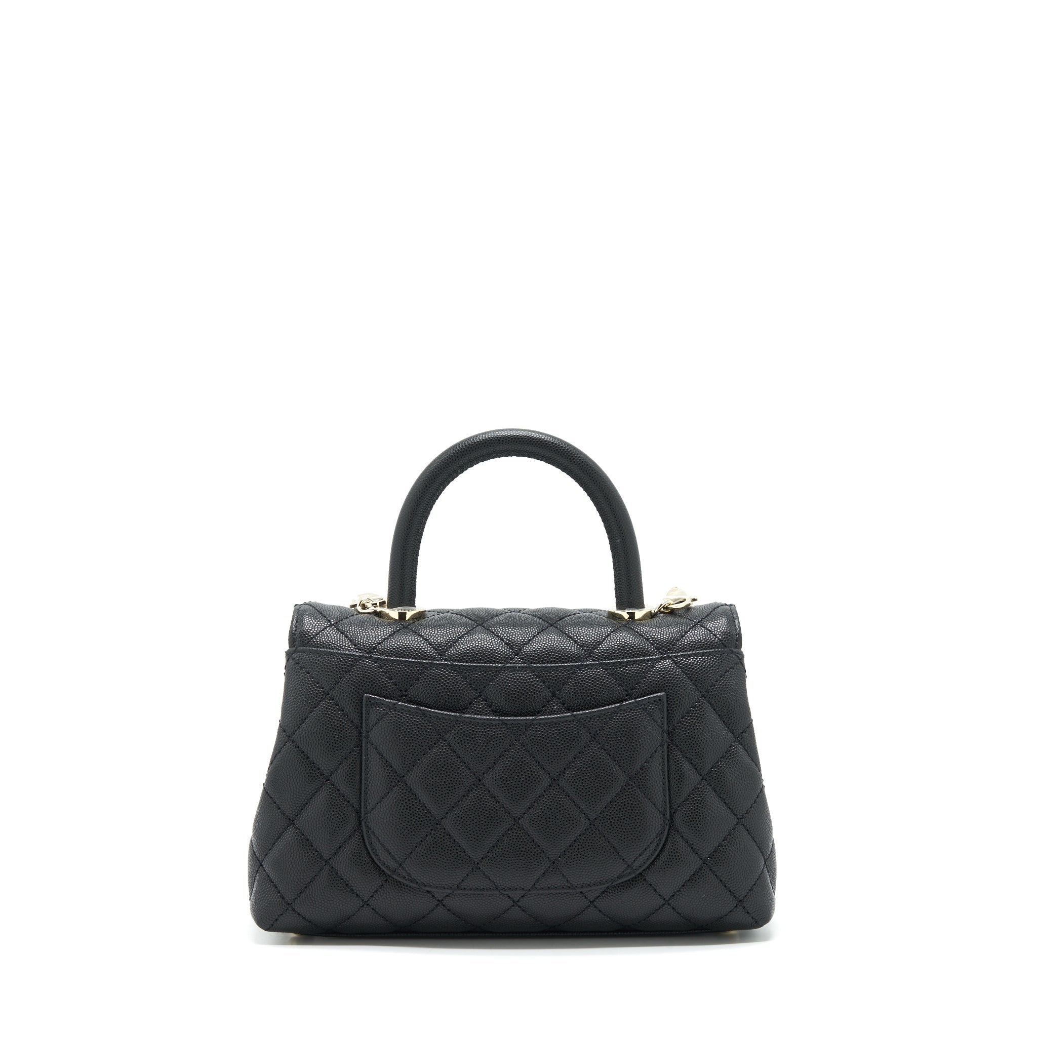chanel-22p-small-coco-handle-caviar-black-lghw-microchip