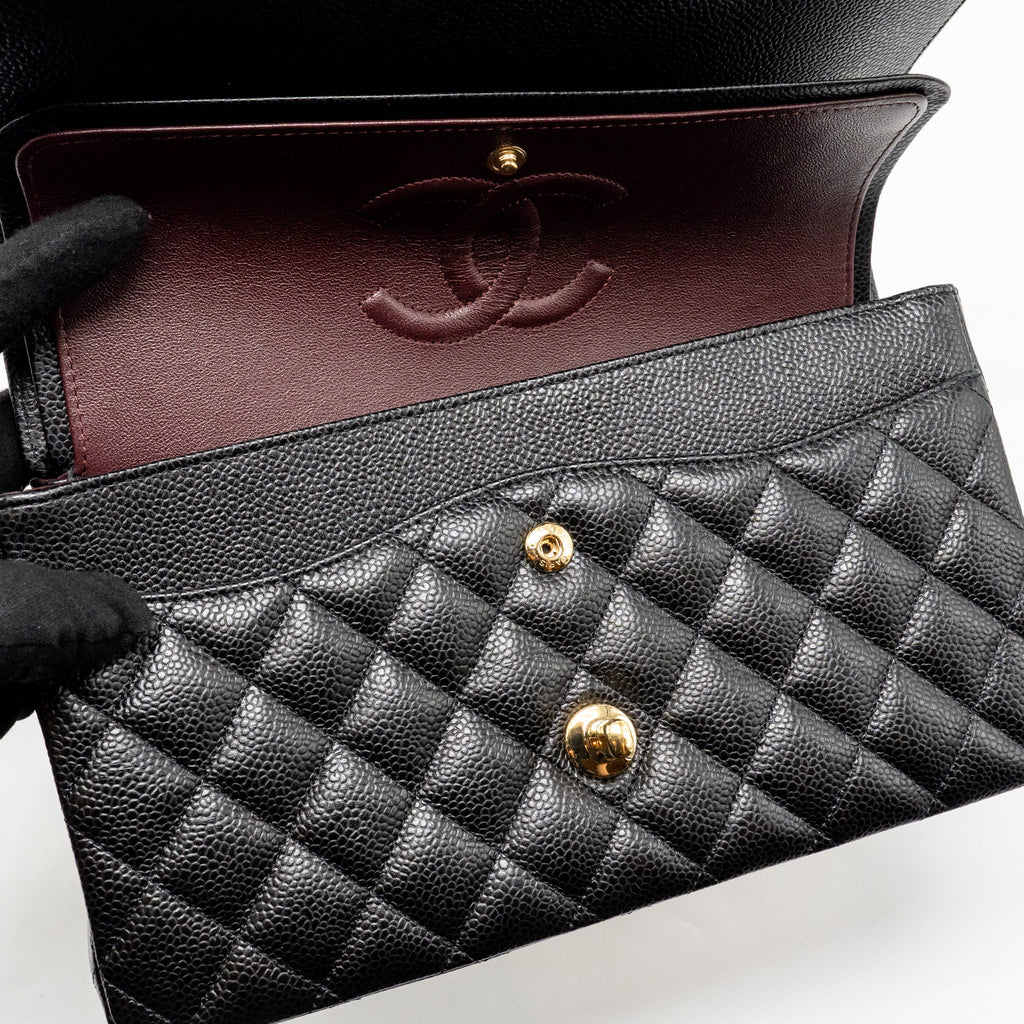 chanel-medium-classic-double-flap-bag-caviar-black-lghw