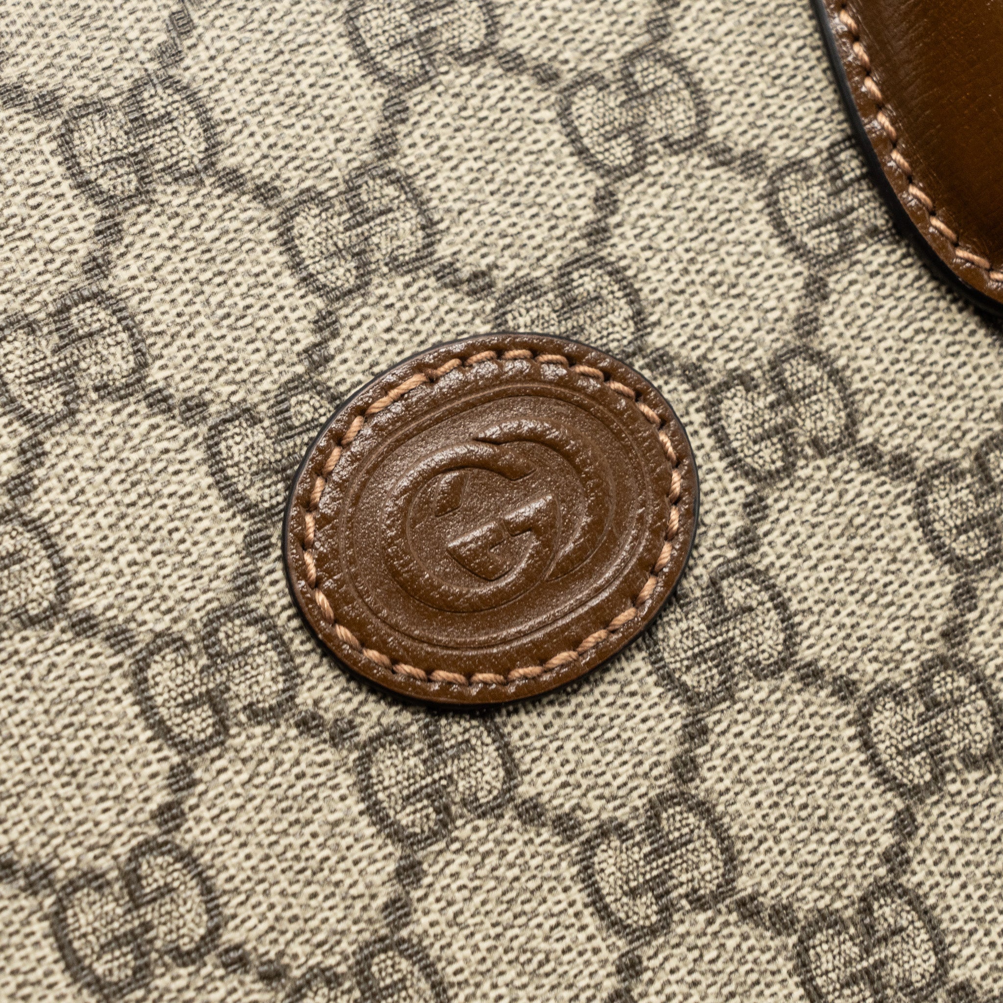 gucci-gg-small-tote-bag-gg-supreme-canvas-brown-ghw