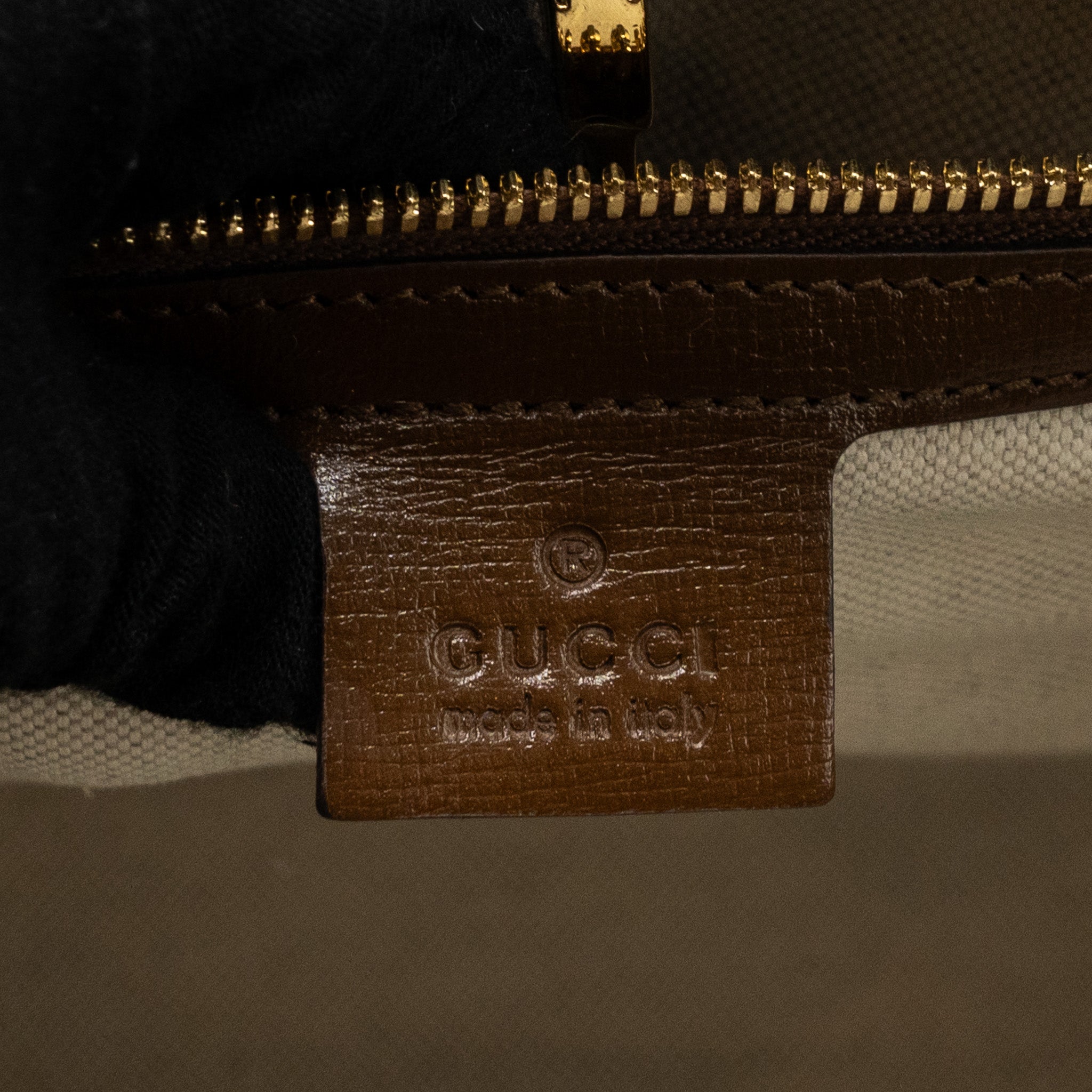 gucci-gg-small-tote-bag-gg-supreme-canvas-brown-ghw