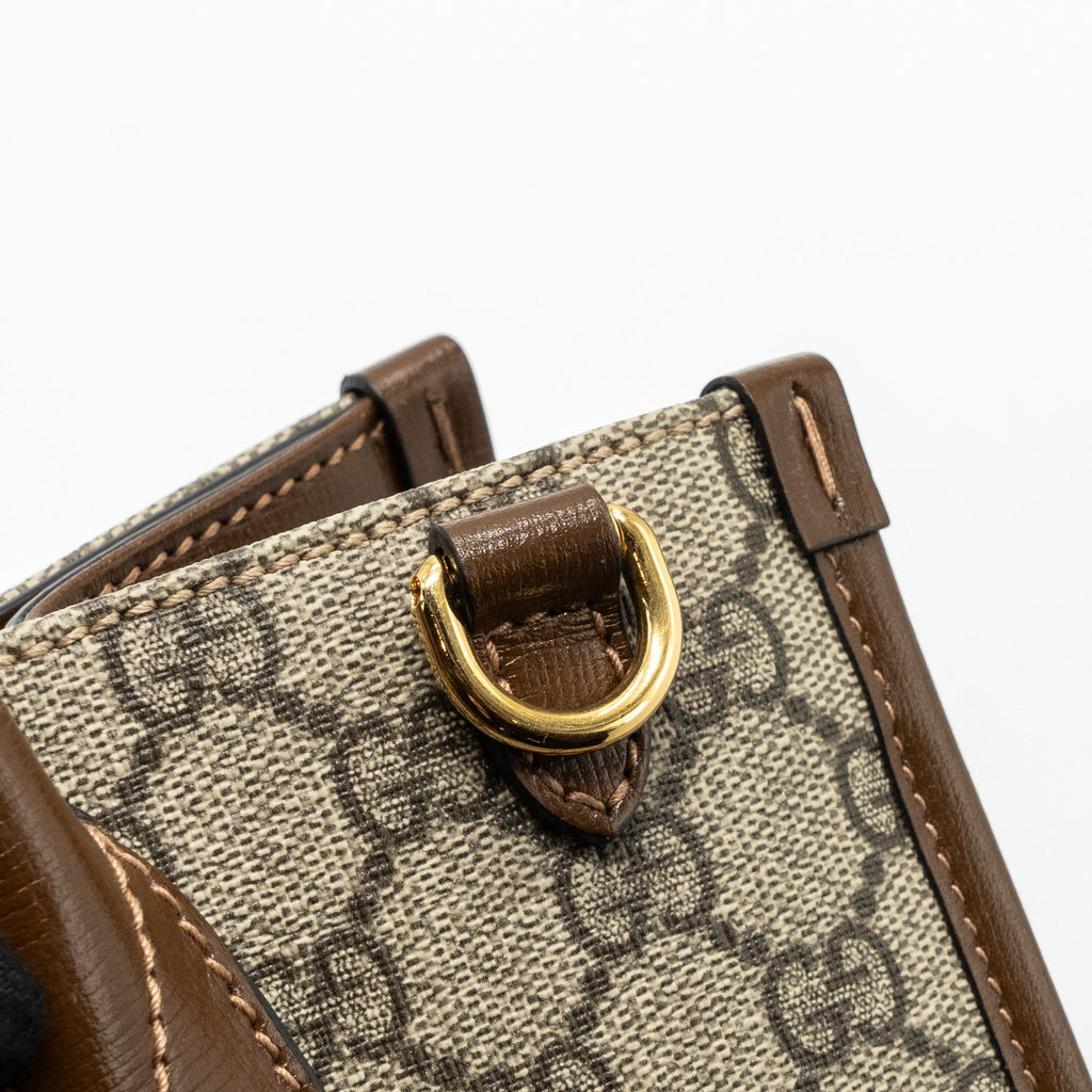 gucci-gg-small-tote-bag-gg-supreme-canvas-brown-ghw